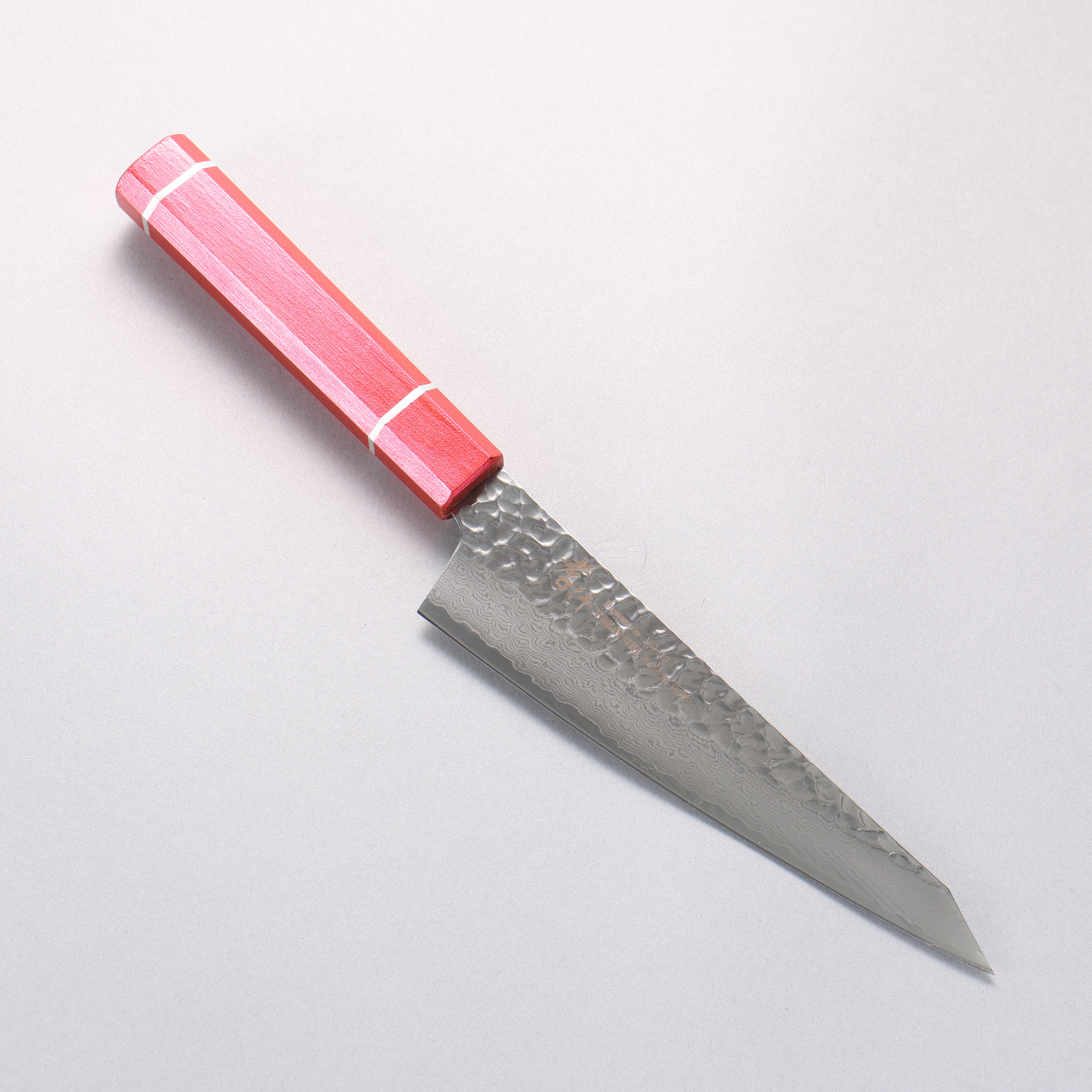 Sakai Takayuki VG10 33 Layer Damascus Sabaki 180mm Live oak Lacquered (Kouseki) Handle - Japanny - Best Japanese Knife