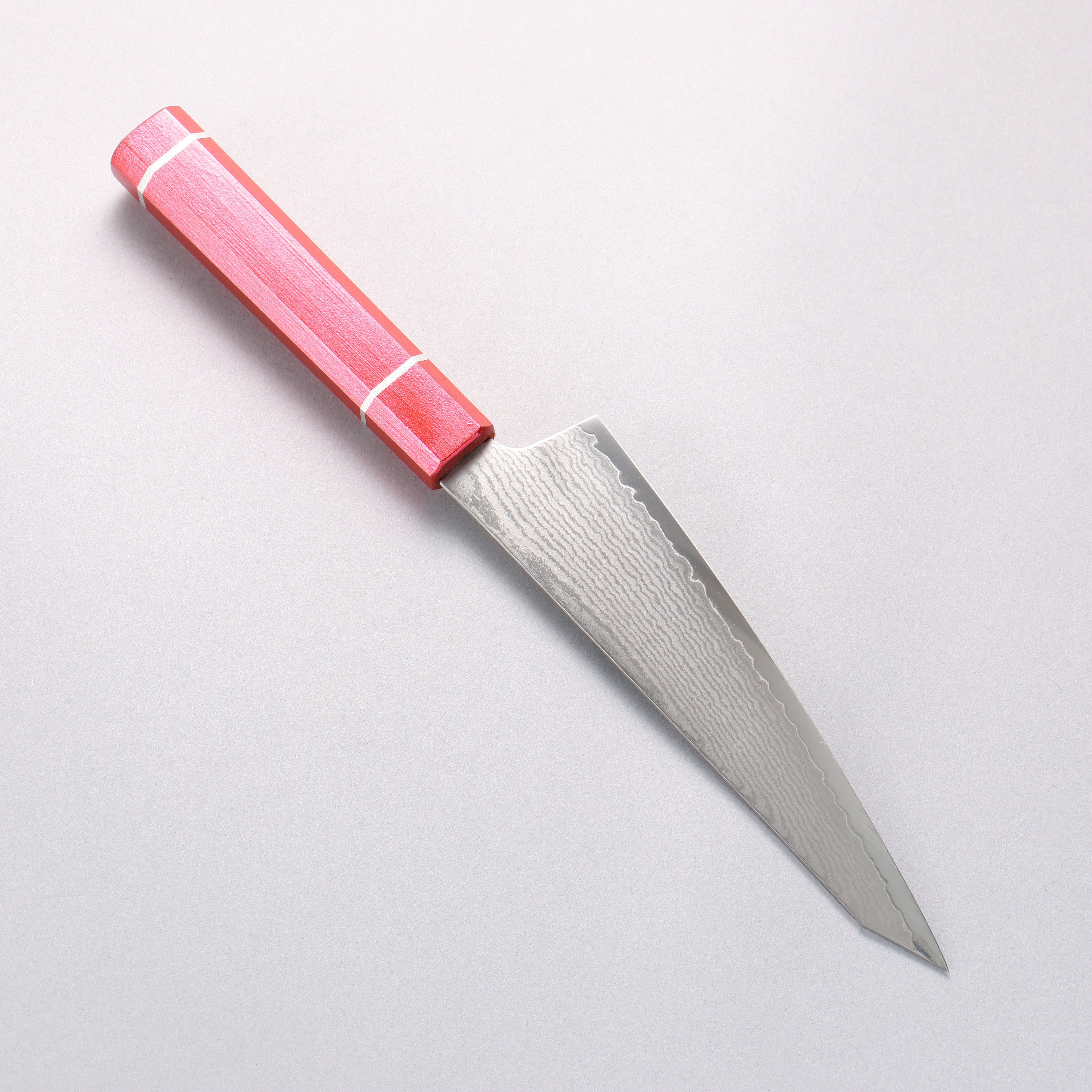 Sakai Takayuki VG10 33 Layer Damascus Sabaki 180mm Live oak Lacquered (Kouseki) Handle - Japanny - Best Japanese Knife