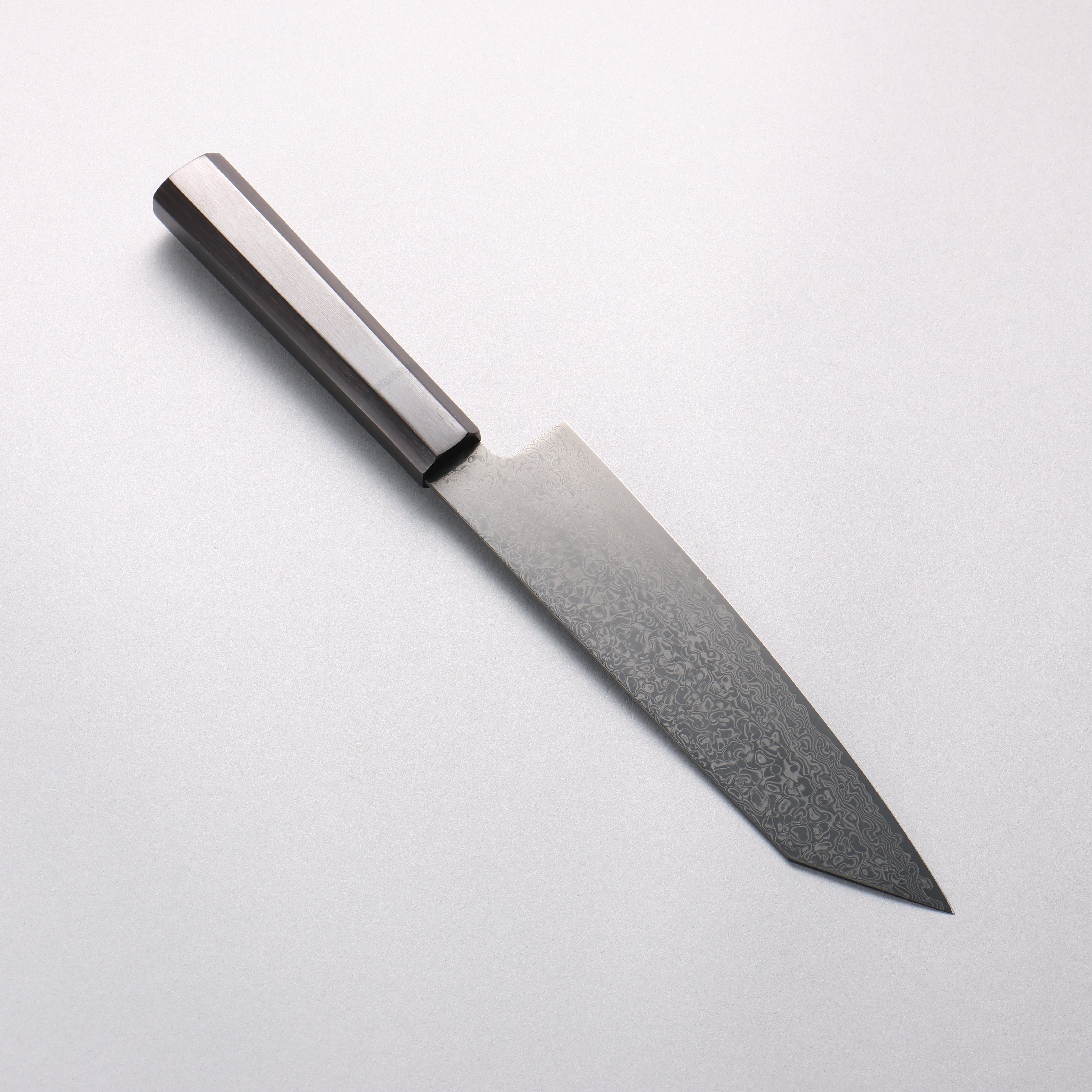 Seisuke Dark Horse SG2 Black Damascus Kiritsuke Santoku 180mm Black Pakka wood Handle - Japanny - Best Japanese Knife