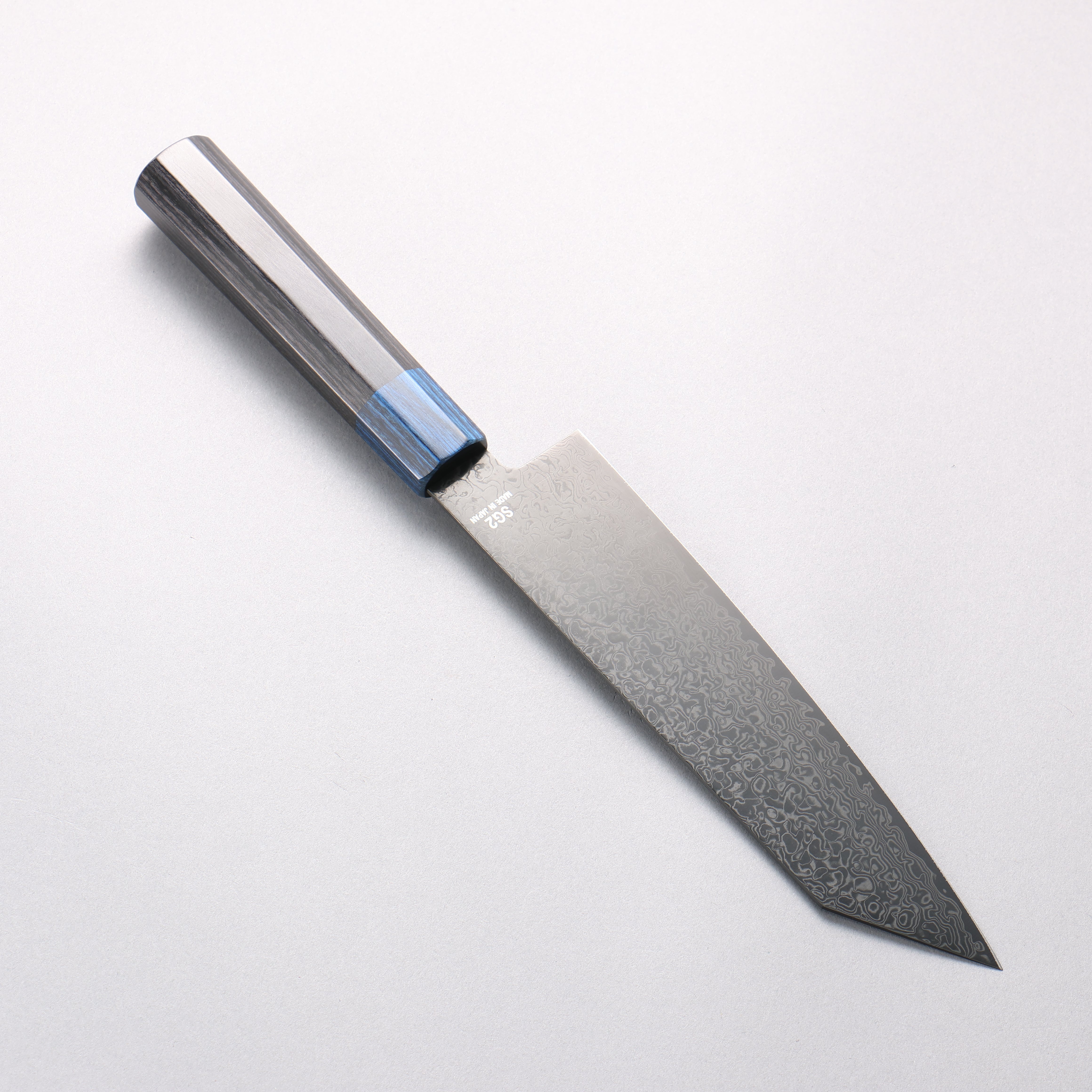 Higuchi SG2 Black Damascus Kiritsuke Santoku 180mm Black Pakka wood Handle - Japanny - Best Japanese Knife