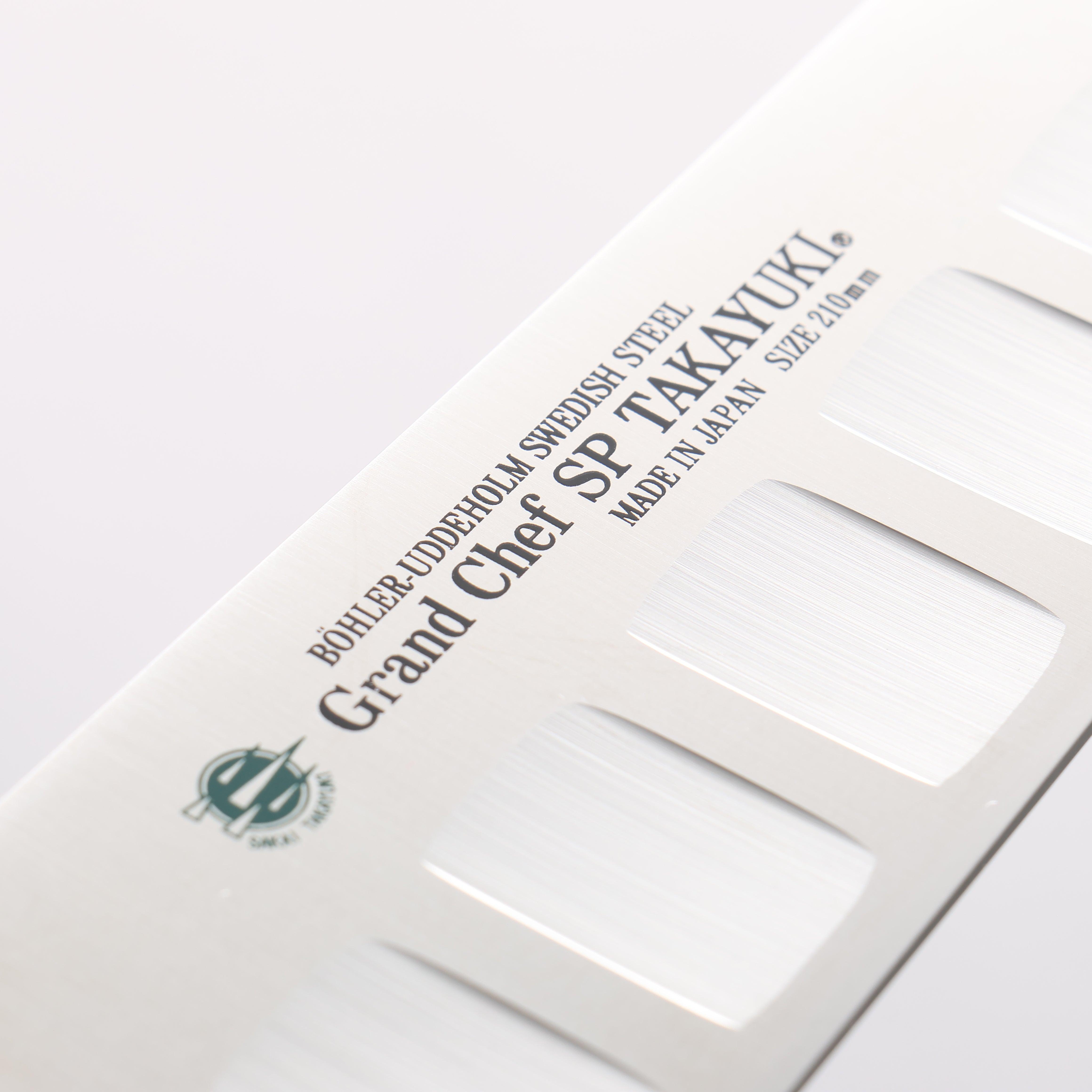 Sakai Takayuki Grand Chef SP Uddeholm Swedish stain-resistant steel Gyuto Salmon 210mm SP Type III (Jungle) Handle - Japanny - Best Japanese Knife