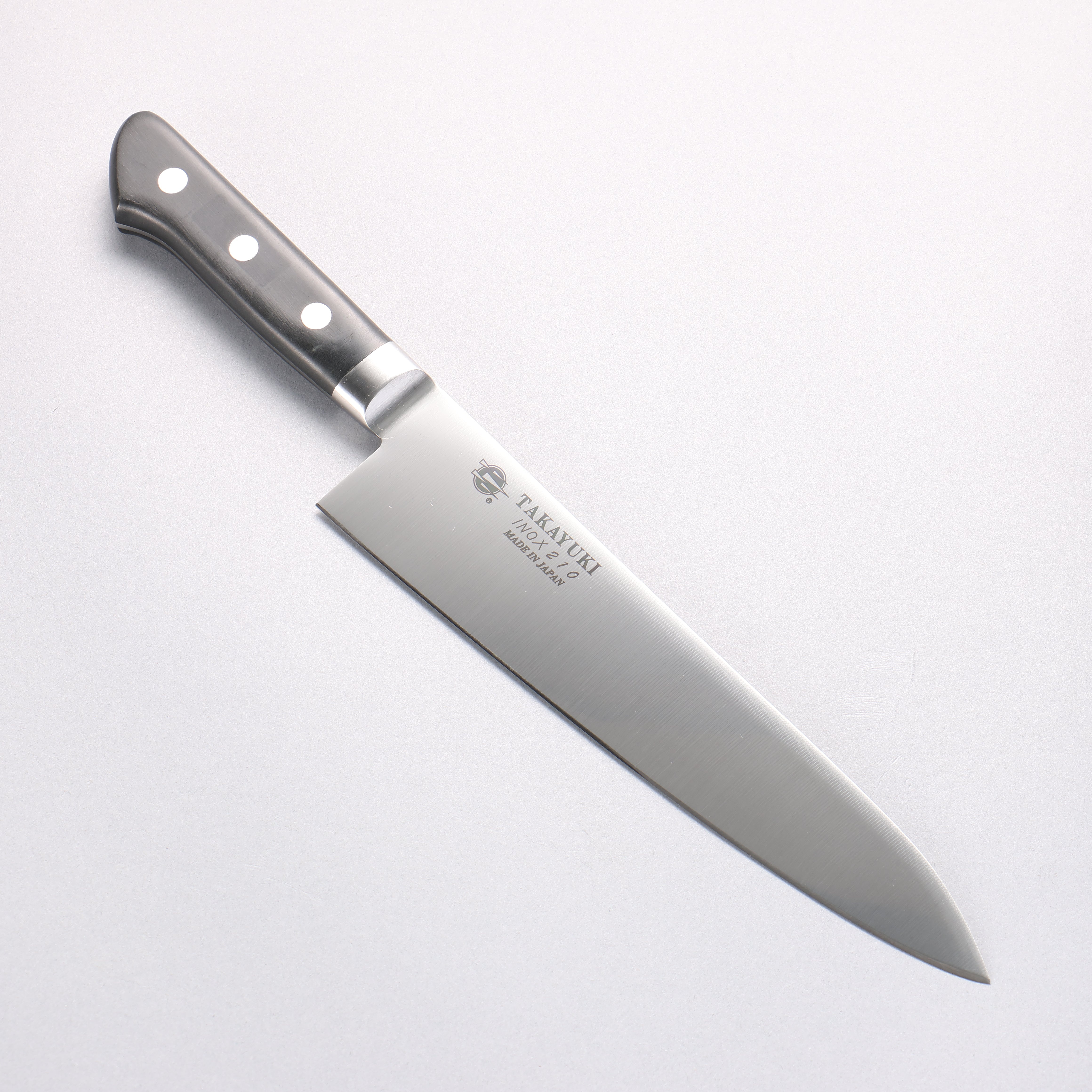 Sakai Takayuki INOX Molybdenum Gyuto 210mm POM Resin Handle - Japanny - Best Japanese Knife