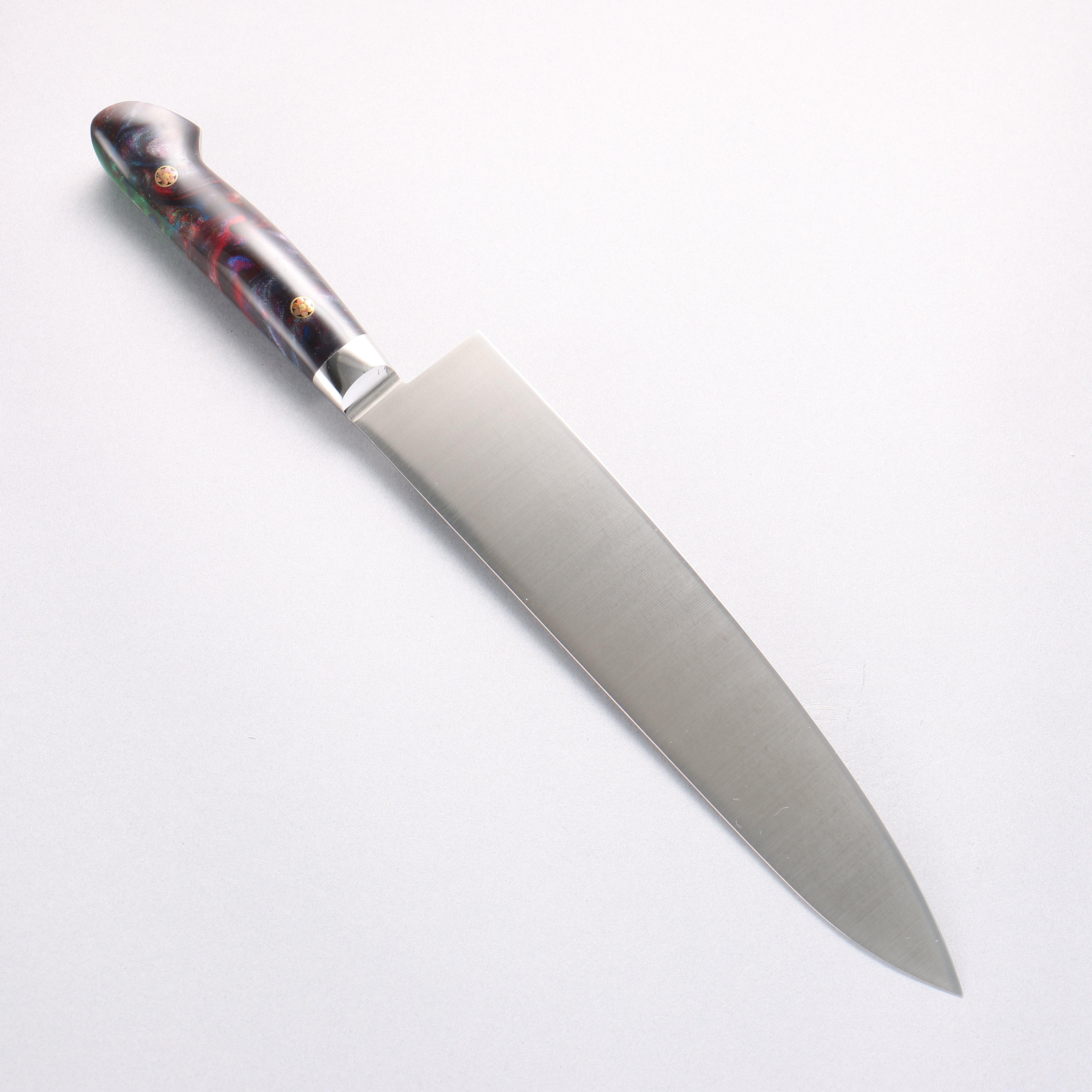 Sakai Takayuki Grand Chef SP Uddeholm Swedish stain-resistant steel Gyuto Salmon 240mm SP Type III (Galaxy) Handle - Japanny - Best Japanese Knife