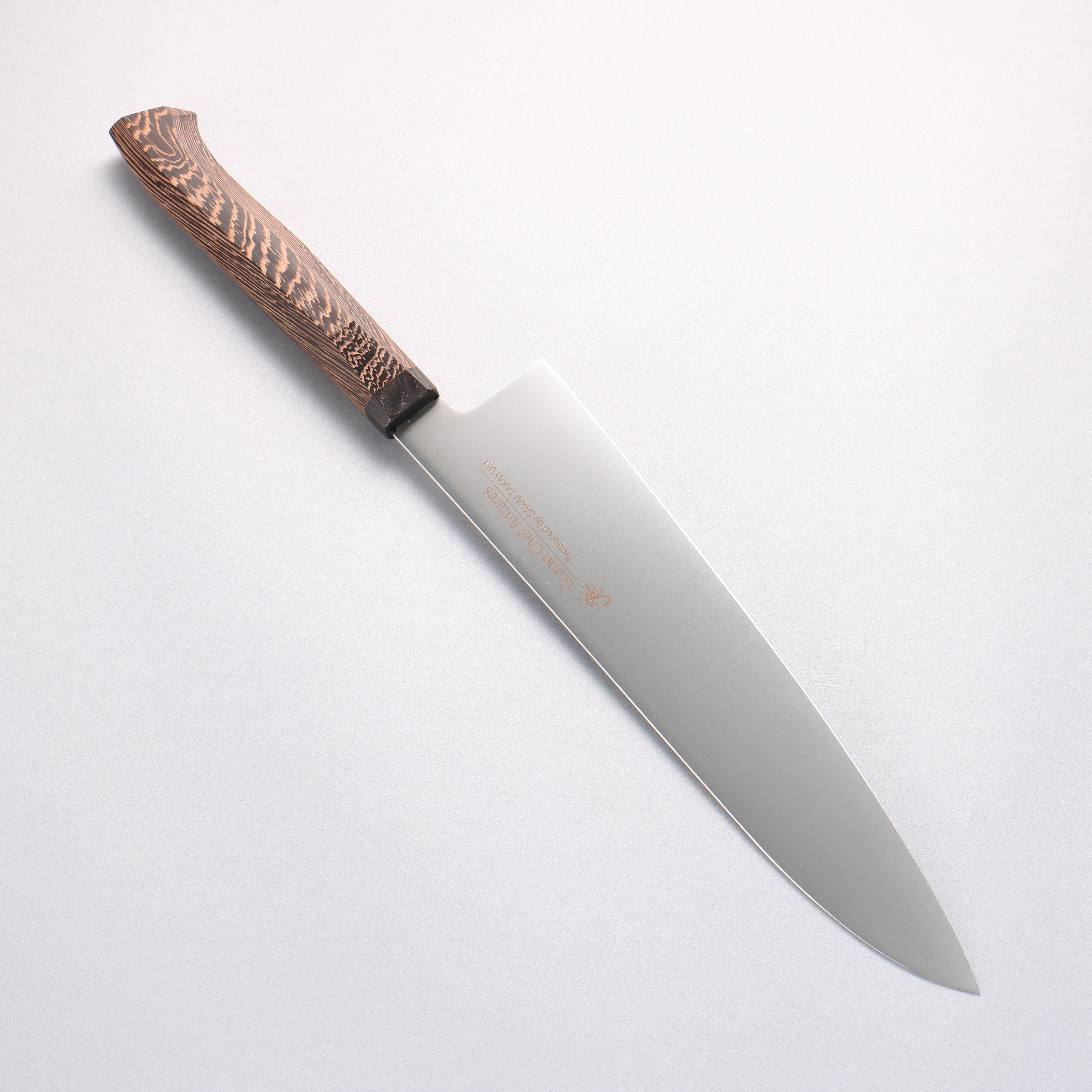 Sakai Takayuki Grand Chef Antares Swedish Steel-stn Sujihiki 240mm Wenge Handle - Japanny - Best Japanese Knife