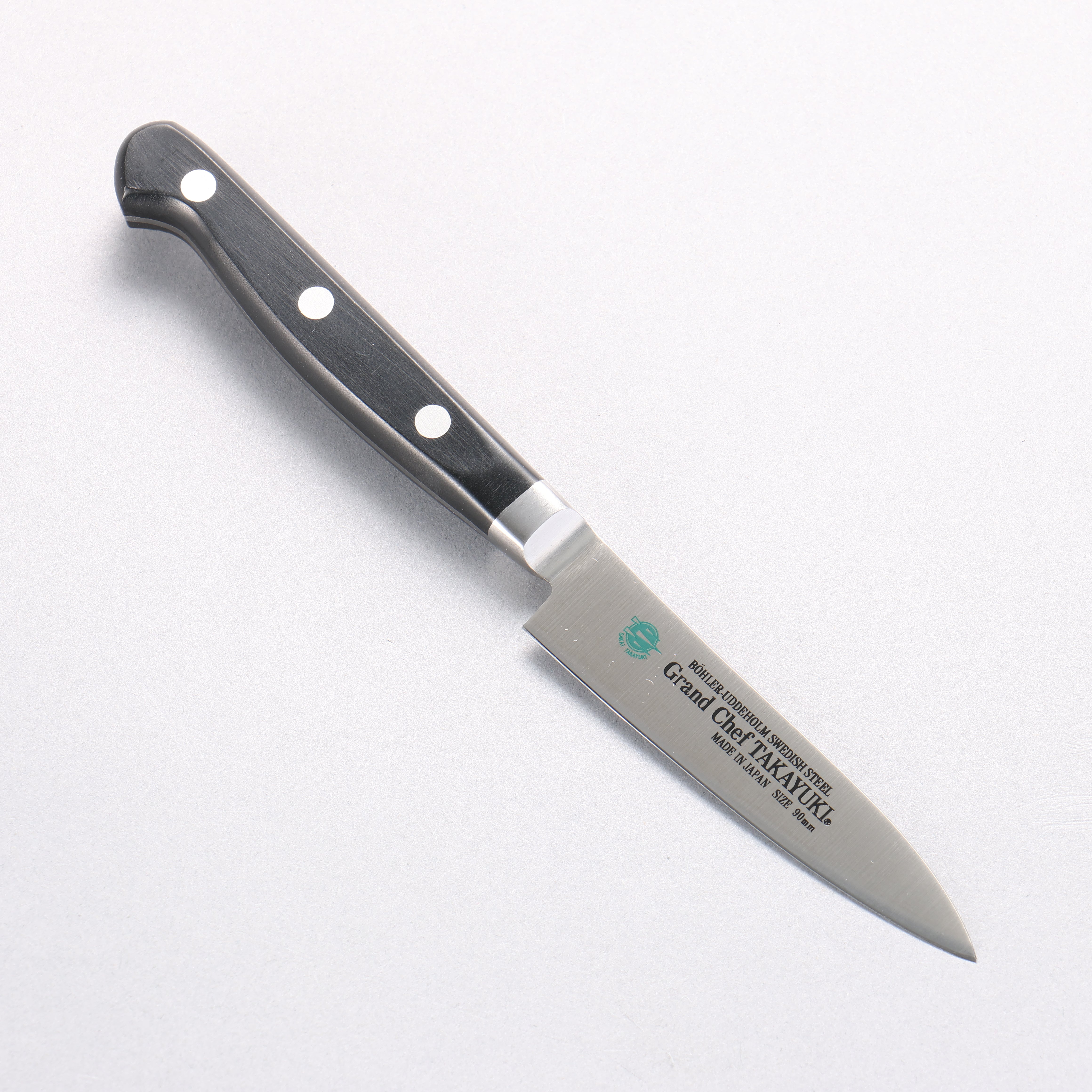 Sakai Takayuki Grand Chef Swedish Steel-stn Petty-Utility 90mm - Japanny - Best Japanese Knife