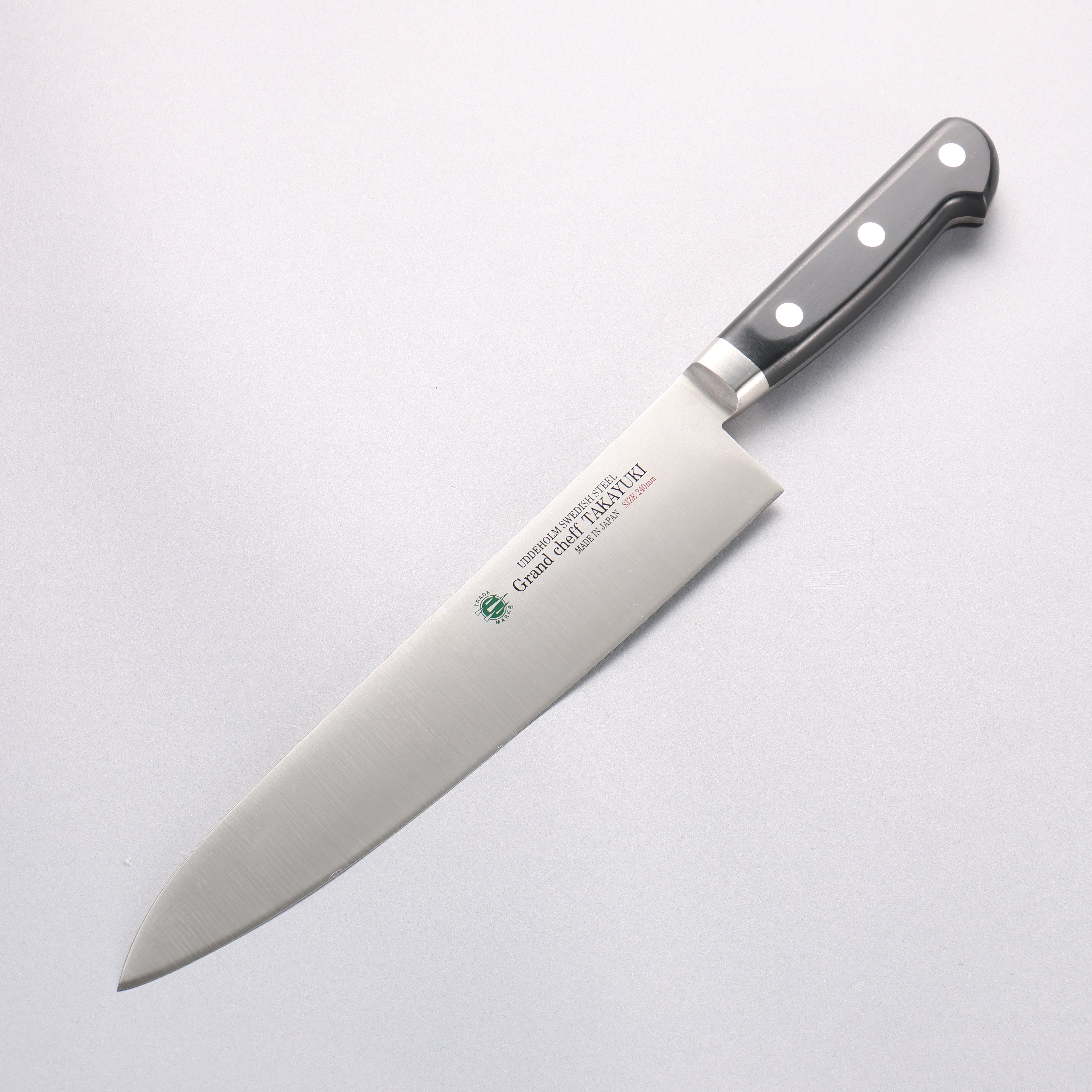 Sakai Takayuki Grand Chef Swedish Steel-stn Gyuto 240mm - Japanny - Best Japanese Knife