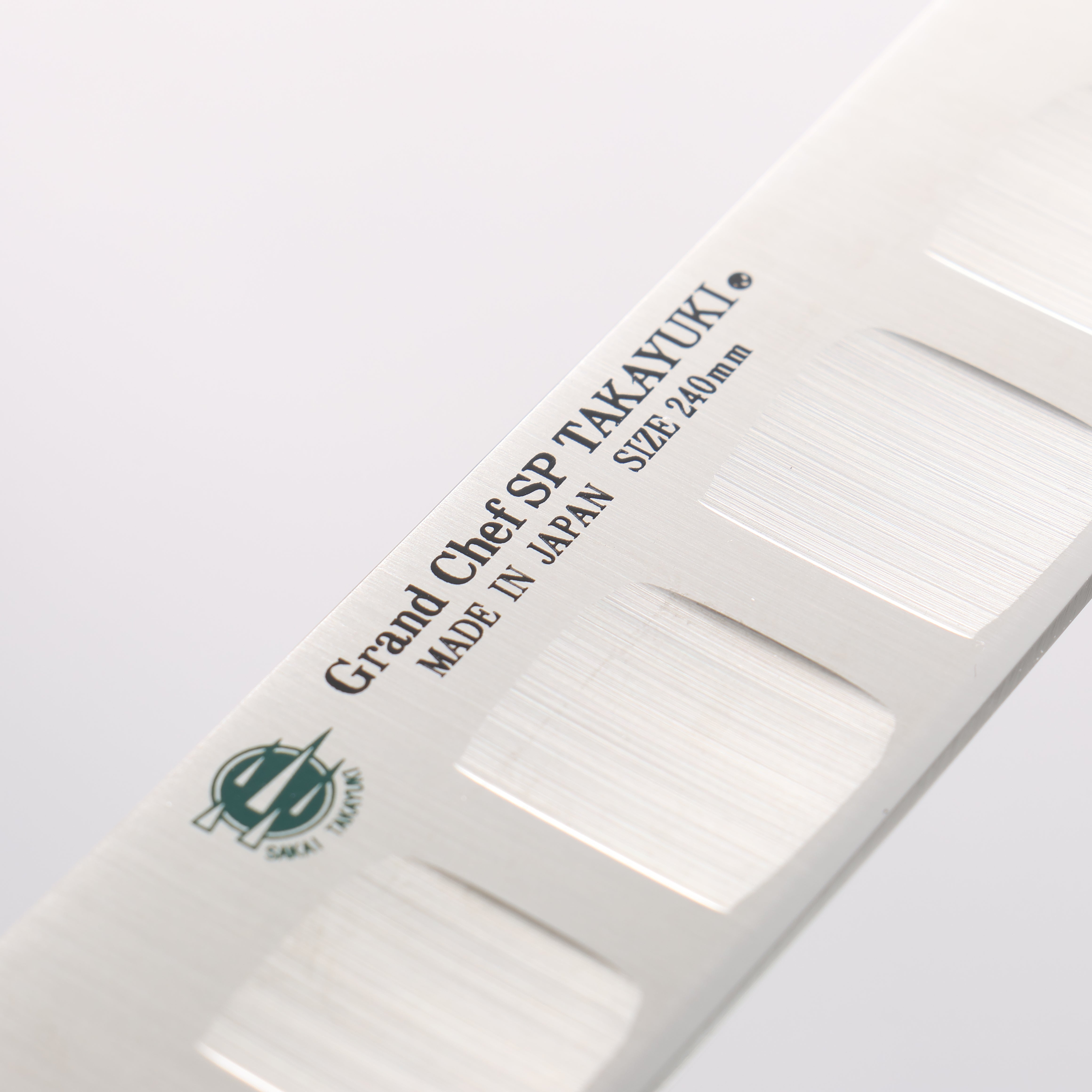 Sakai Takayuki Grand Chef SP Uddeholm Swedish stain-resistant steel Sujihiki Salmon 240mm SP Type III (Ocean) Handle - Japanny - Best Japanese Knife