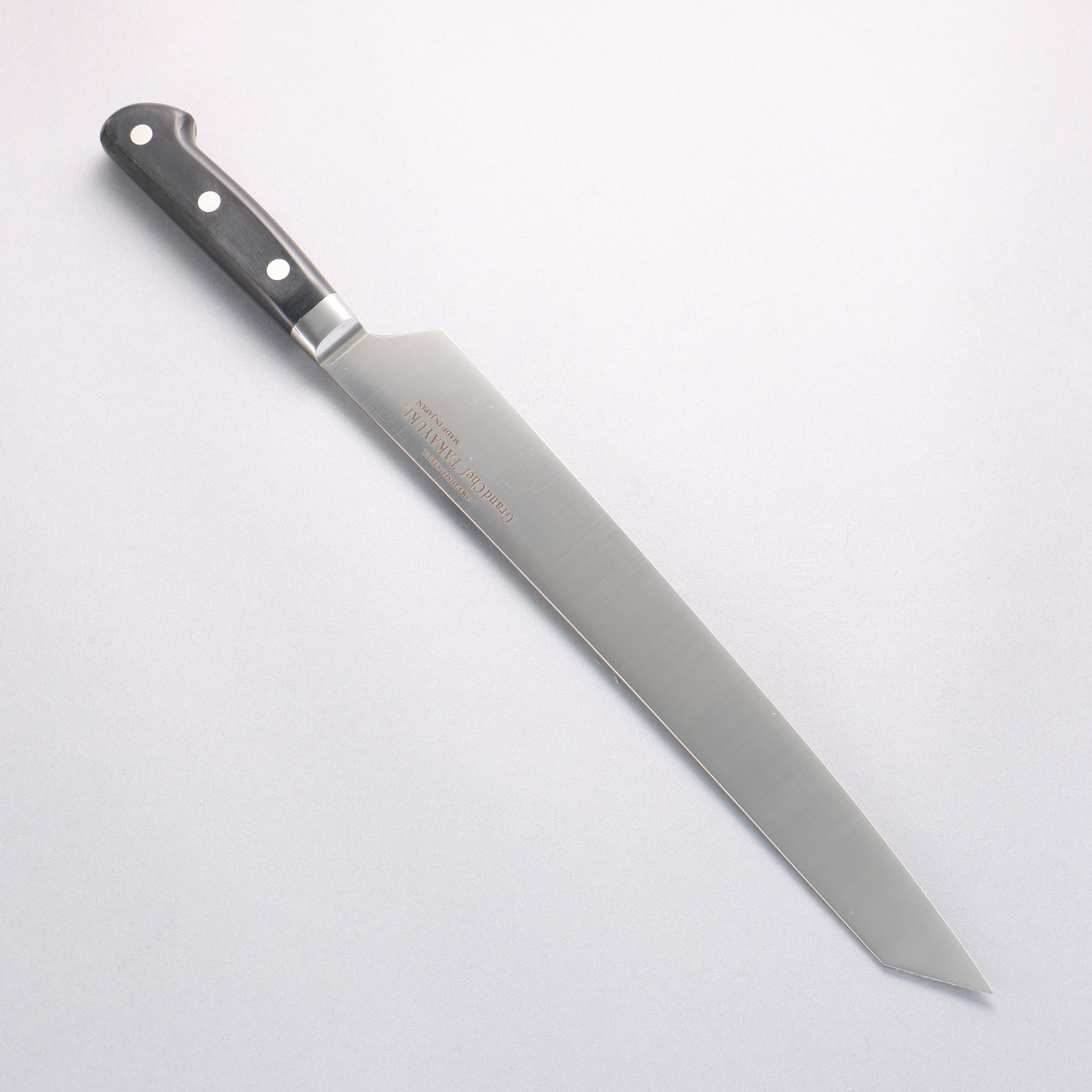 Sakai Takayuki Grand Chef Swedish Steel-stn Sujihiki 300mm with Sheath - Japanny - Best Japanese Knife