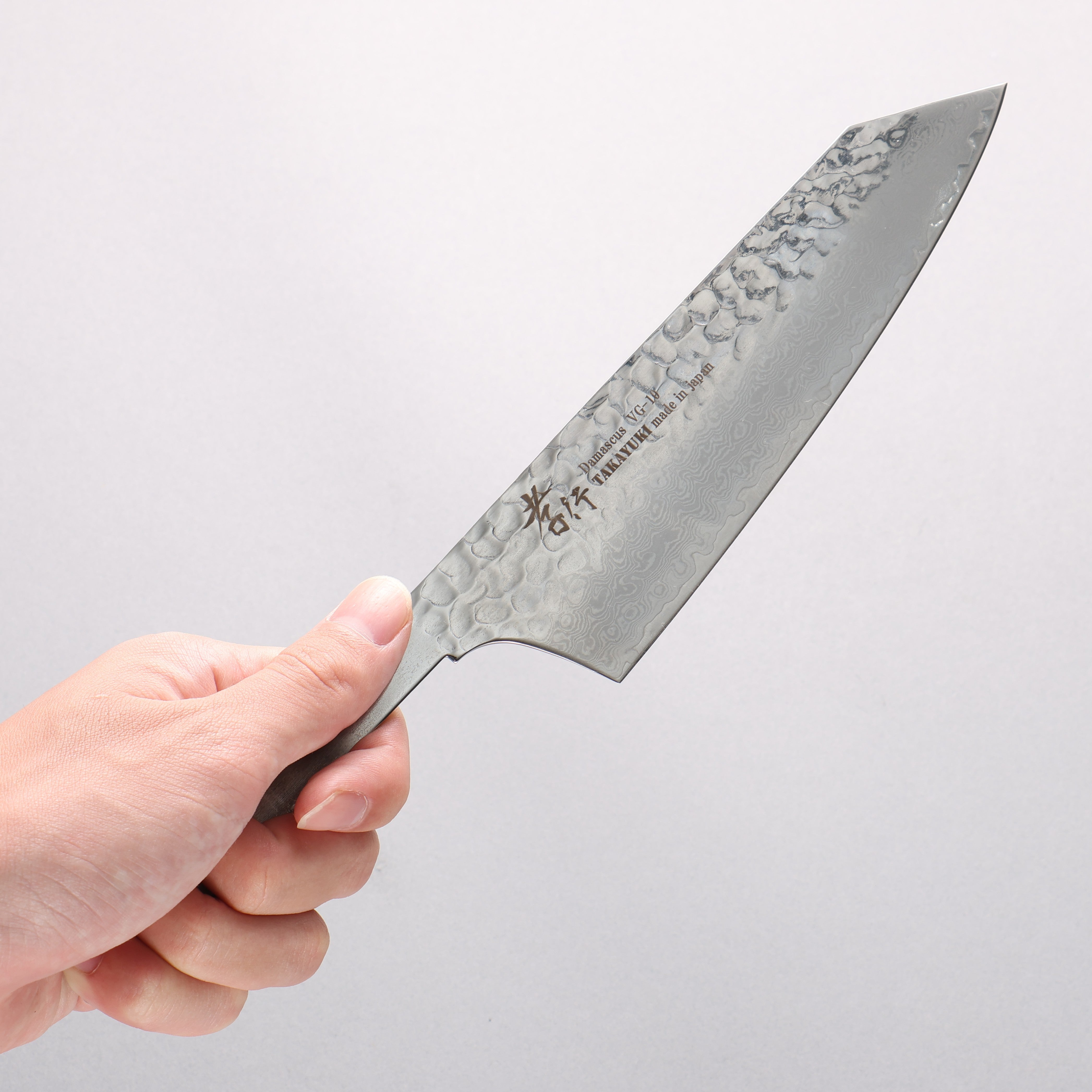 Sakai Takayuki Blade Only VG10 33 Layer Damascus Kengata Santoku - Japanny - Best Japanese Knife
