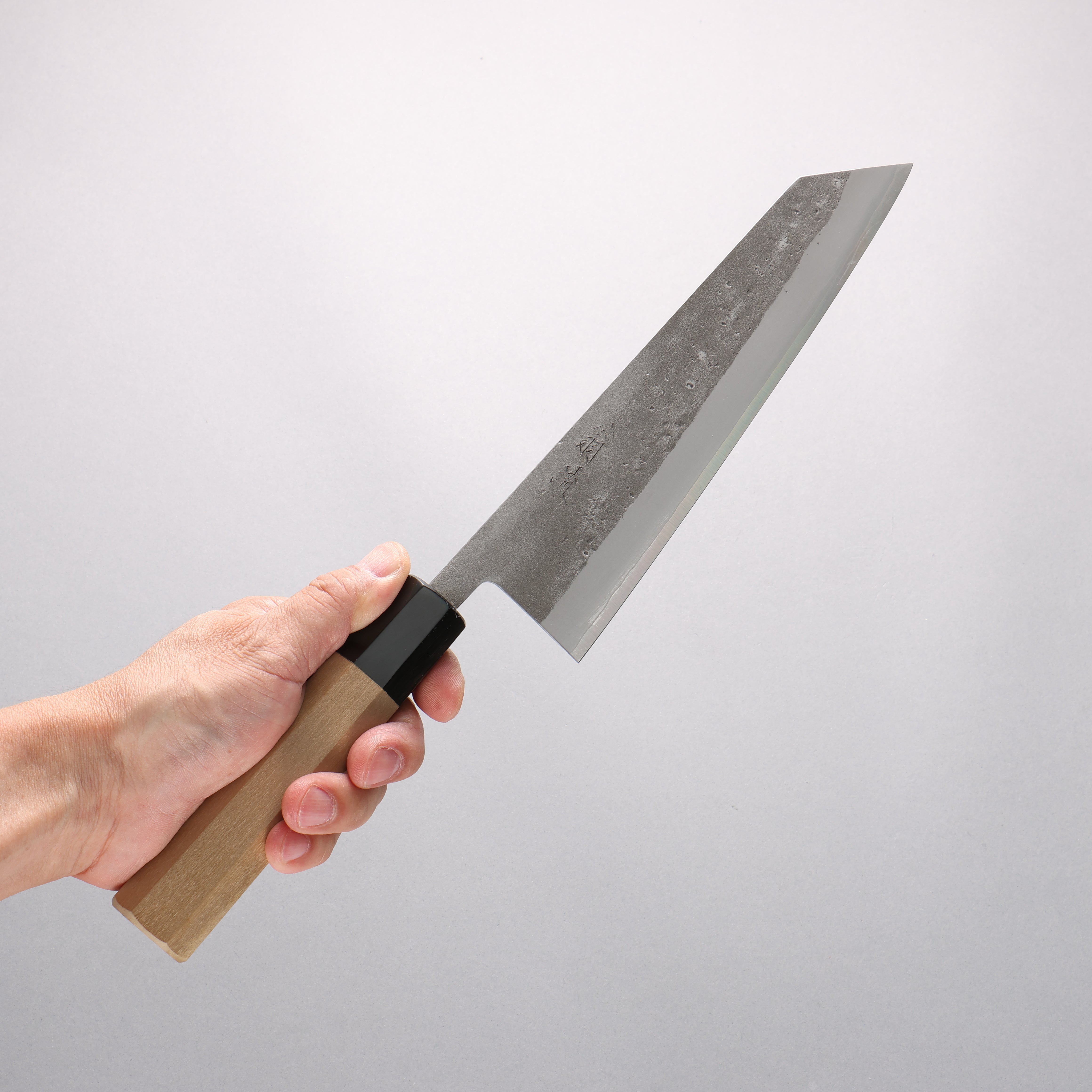 Oul SLD Nashiji Kiritsuke Gyuto 200mm Magnolia Handle - Japanny - Best Japanese Knife