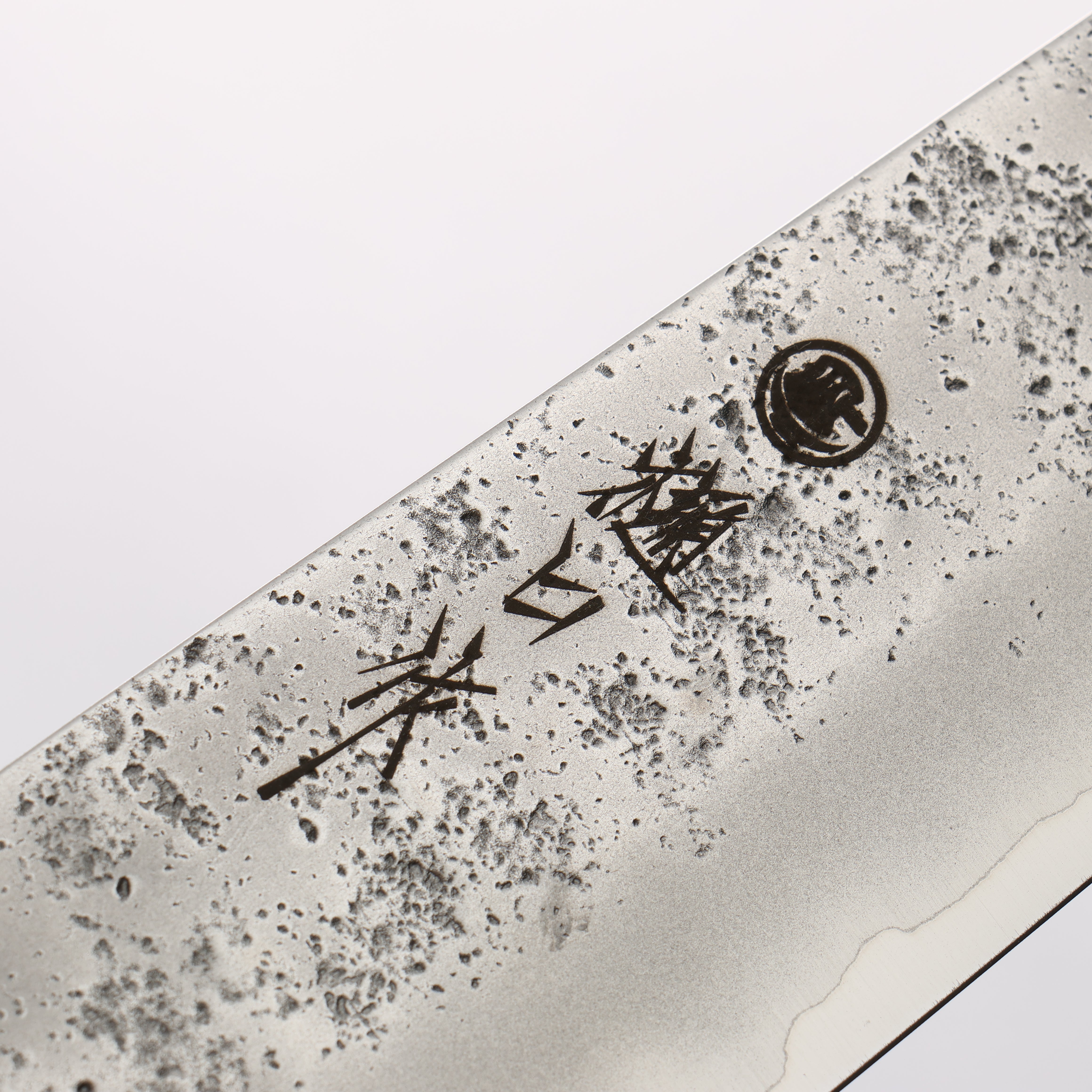 Higuchi Silver Steel No.3 Nashiji Gyuto 210mm Black Pakka wood Handle - Japanny - Best Japanese Knife