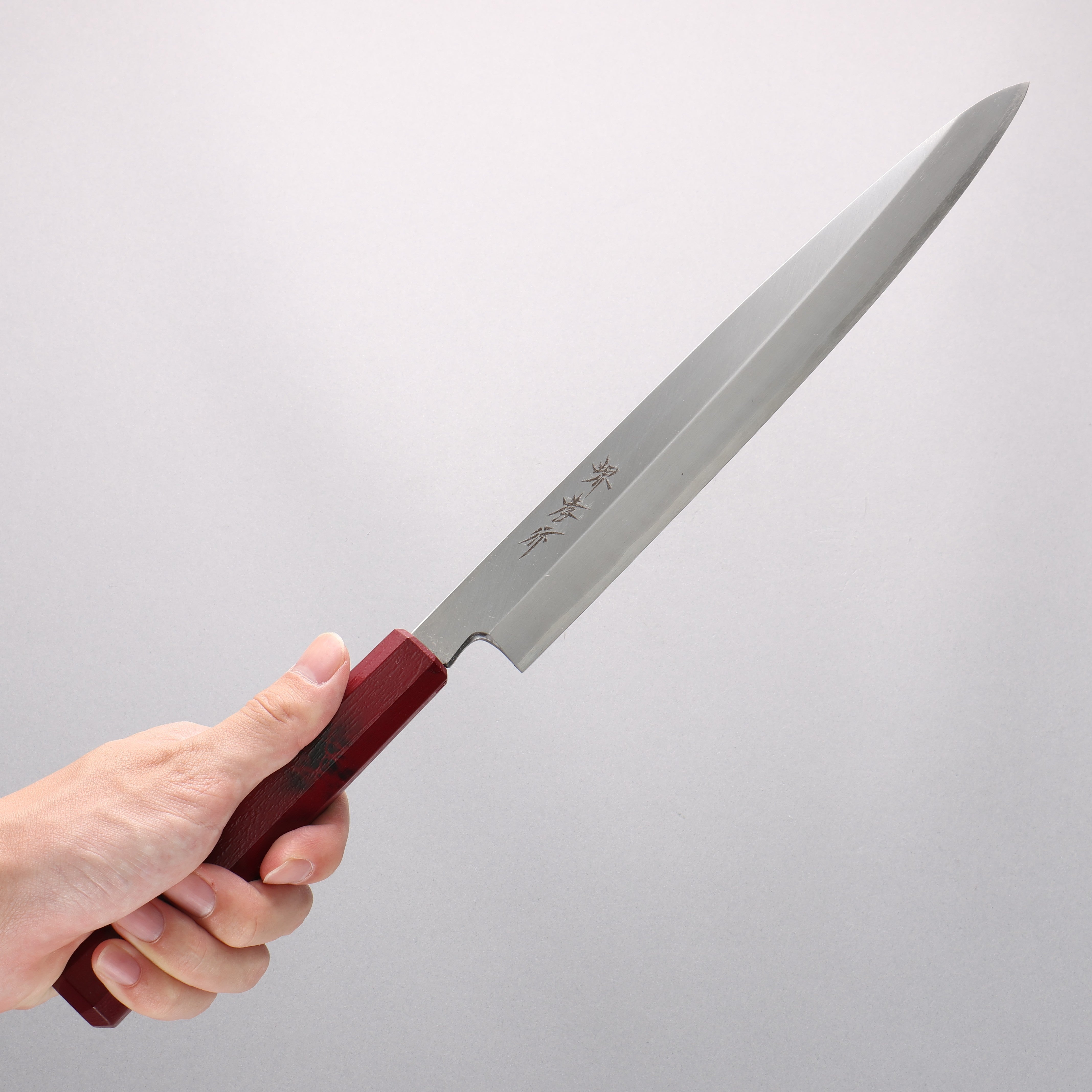 Sakai Takayuki Nanairo INOX Molybdenum Yanagiba 270mm ABS resin(Red tortoiseshell) Handle - Japanny - Best Japanese Knife