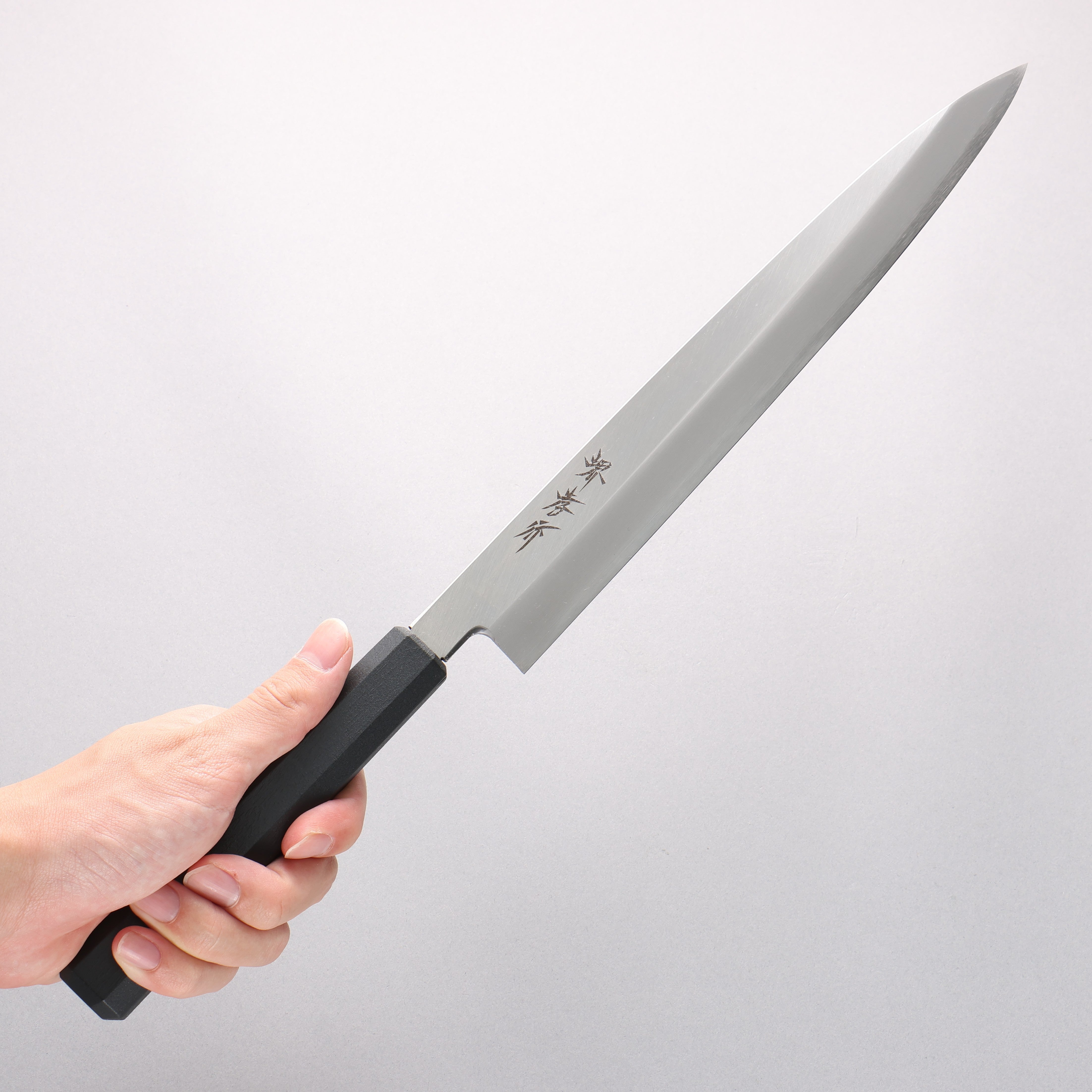 Sakai Takayuki Nanairo INOX Molybdenum Yanagiba 270mm ABS resin(Black Lacquered) Handle - Japanny - Best Japanese Knife
