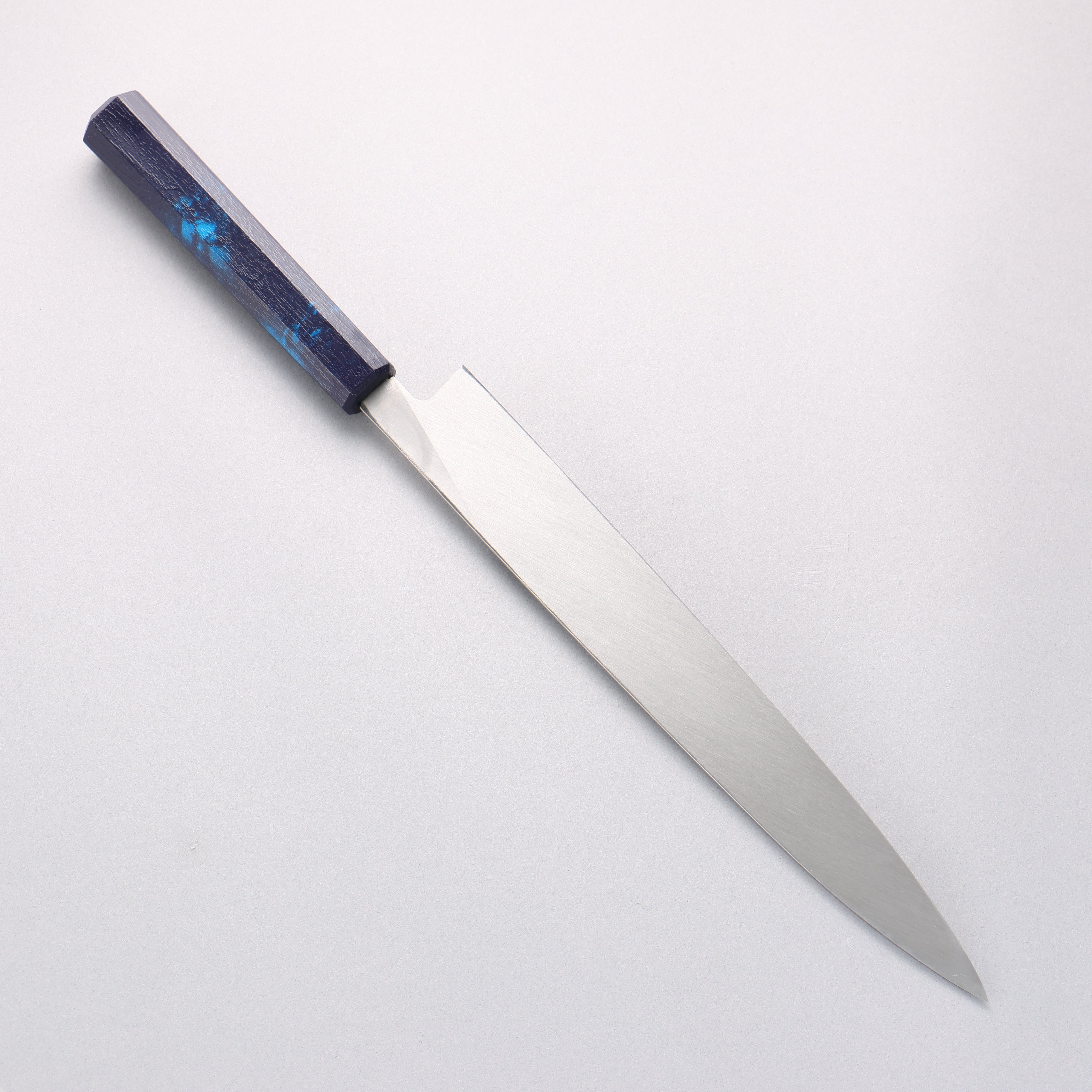 Sakai Takayuki Nanairo INOX Molybdenum Yanagiba 270mm ABS resin(Turquoise tortoiseshell) Handle - Japanny - Best Japanese Knife