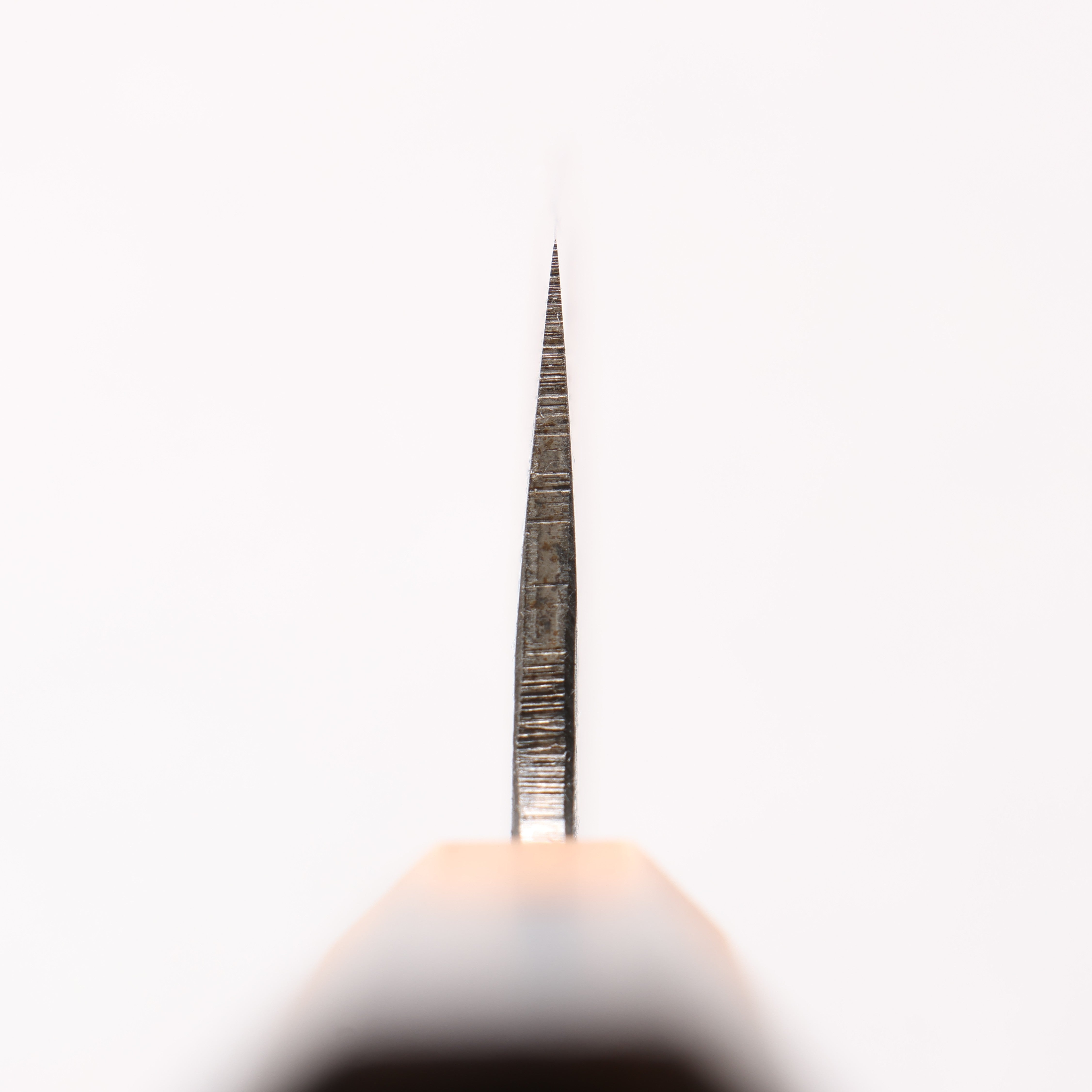 Sakai Takayuki Homura Guren Blue Steel No.2 Kurouchi Hammered Nakiri 180mm Burnt Oak Handle - Japanny - Best Japanese Knife