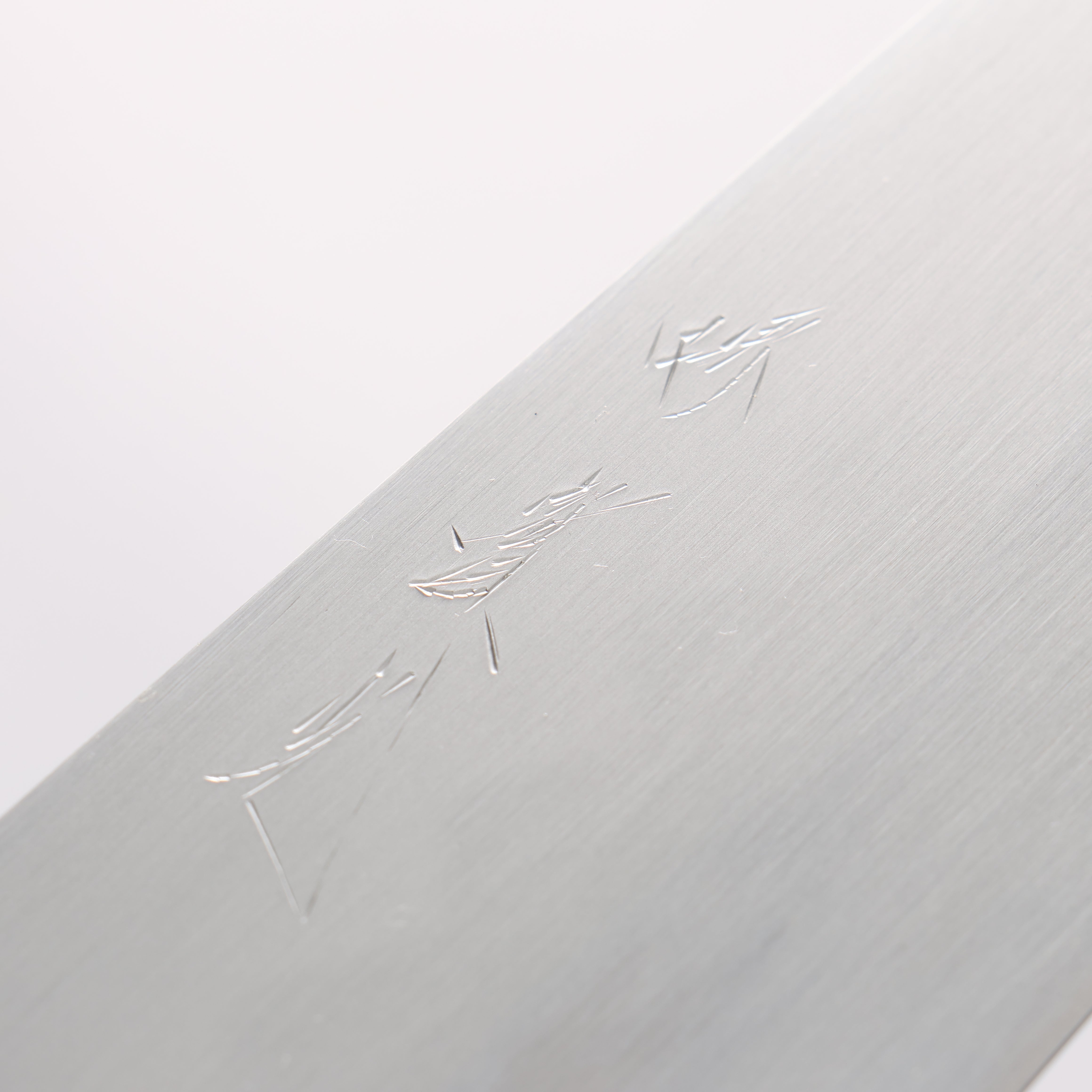 Jikko Honyaki White Steel No.3 Kasumitogi Gyuto 240mm Ebony Wood Handle - Japanny - Best Japanese Knife