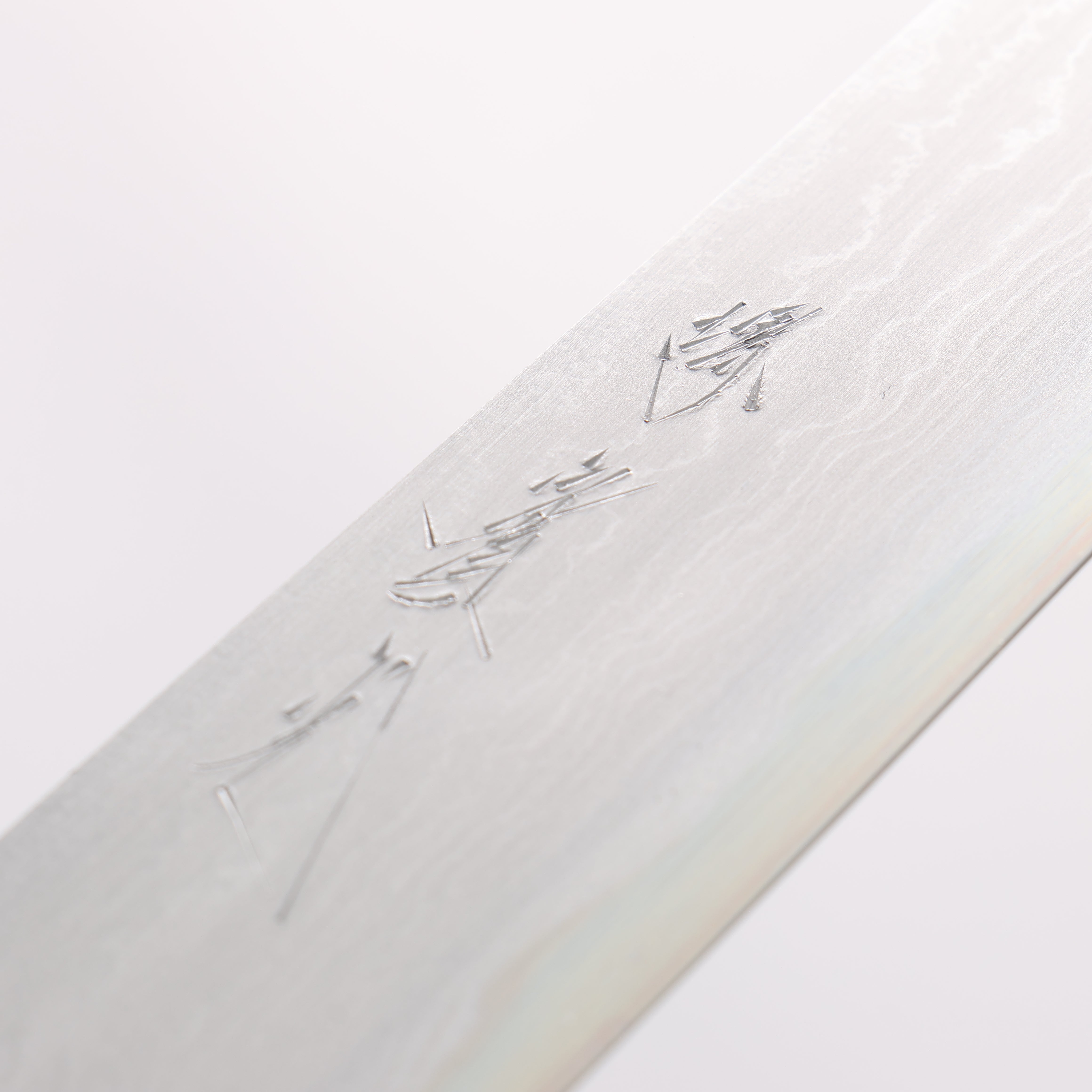 Jikko Blue Steel Damascus Kiritsuke Sujihiki 300mm Ebony with Double Ring Handle - Japanny - Best Japanese Knife