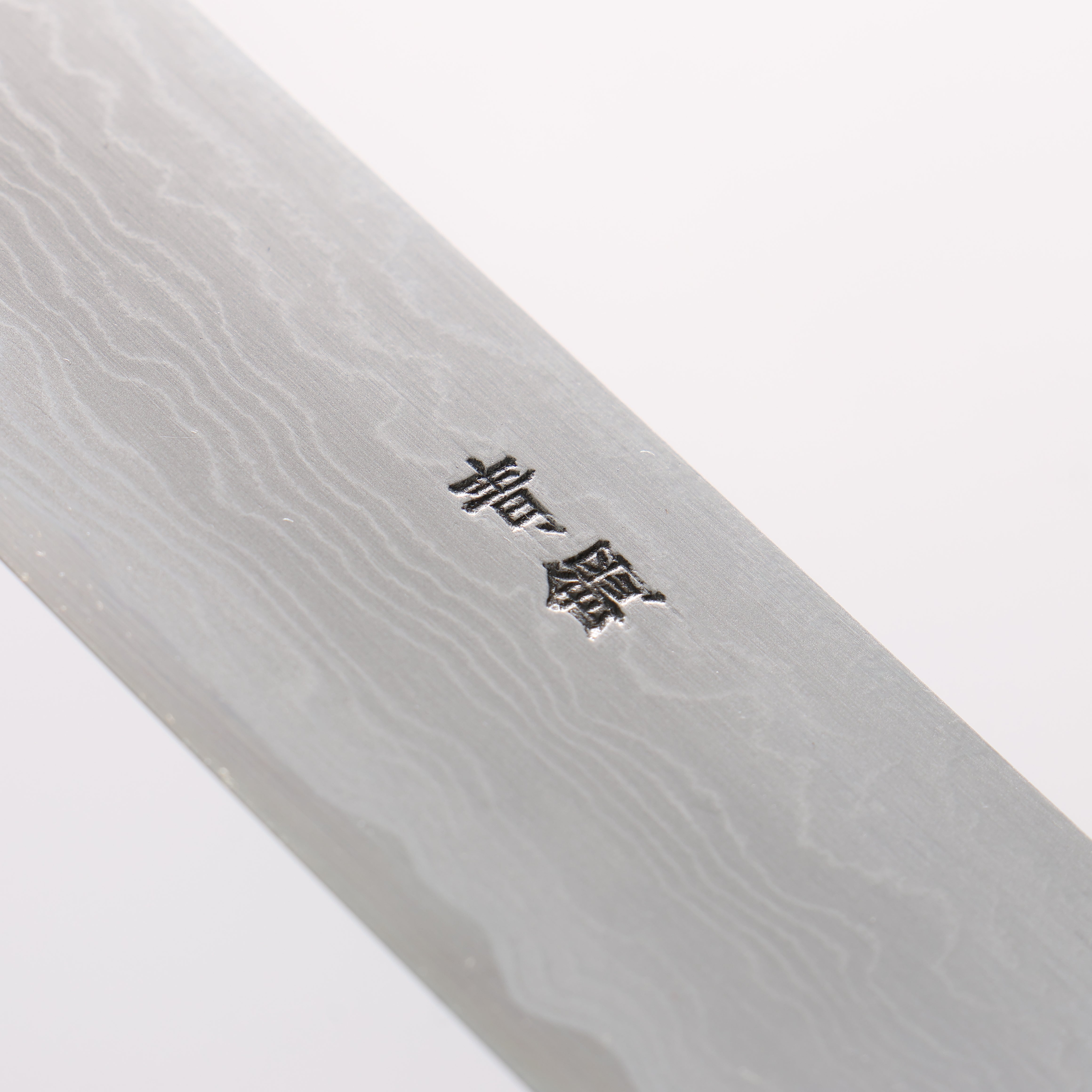 Jikko Blue Steel Damascus Kiritsuke Sujihiki 300mm Ebony with Double Ring Handle - Japanny - Best Japanese Knife