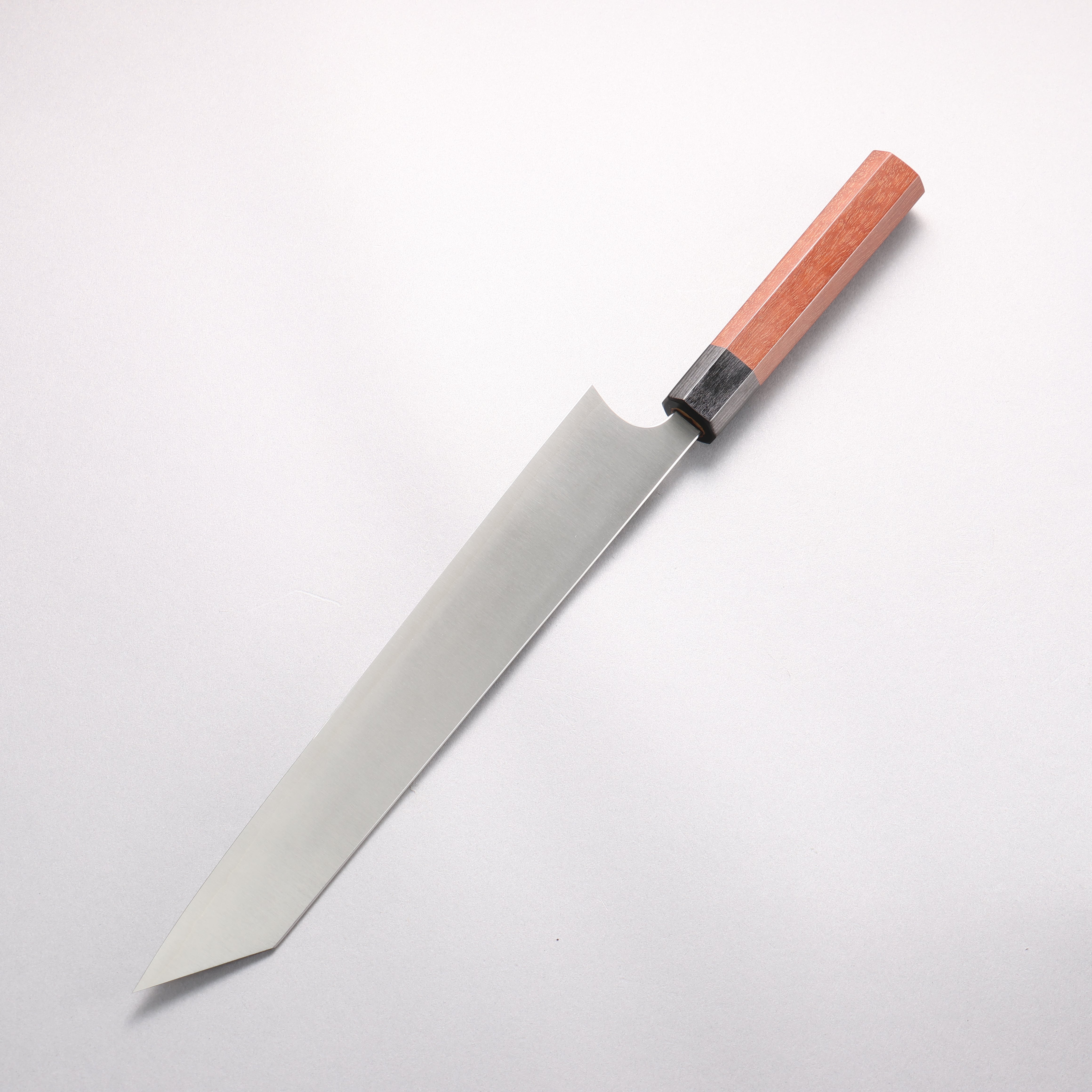 Shibata Takayuki Koutetsu Blue Super Sujihiki 270mm Rosewood (Ferrule: Black Pakka Wood) Handle - Japanny - Best Japanese Knife