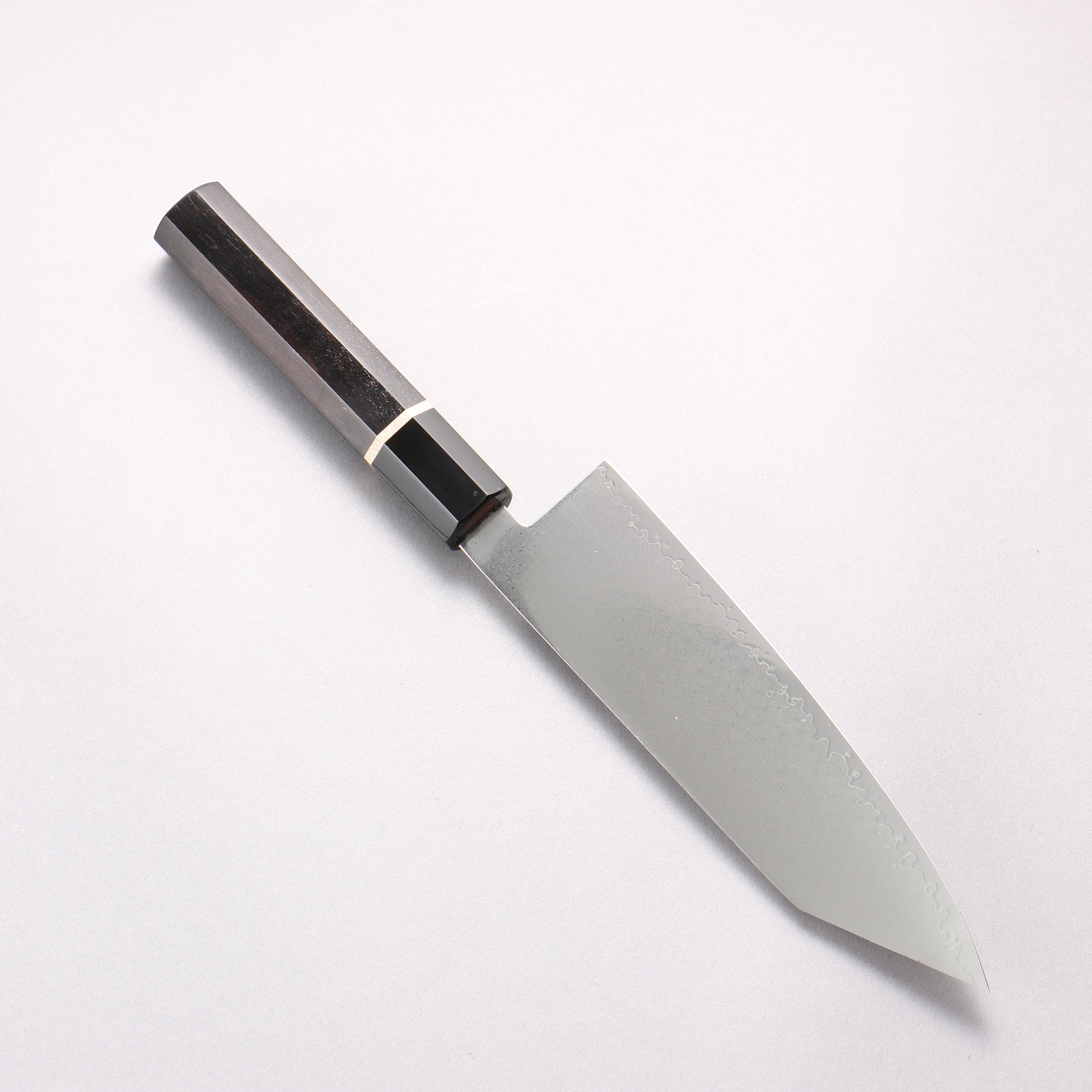 Seisuke VG10 33 Layer Damascus Bunka 180mm Ebony Wood(With White Ring) Handle - Japanny - Best Japanese Knife