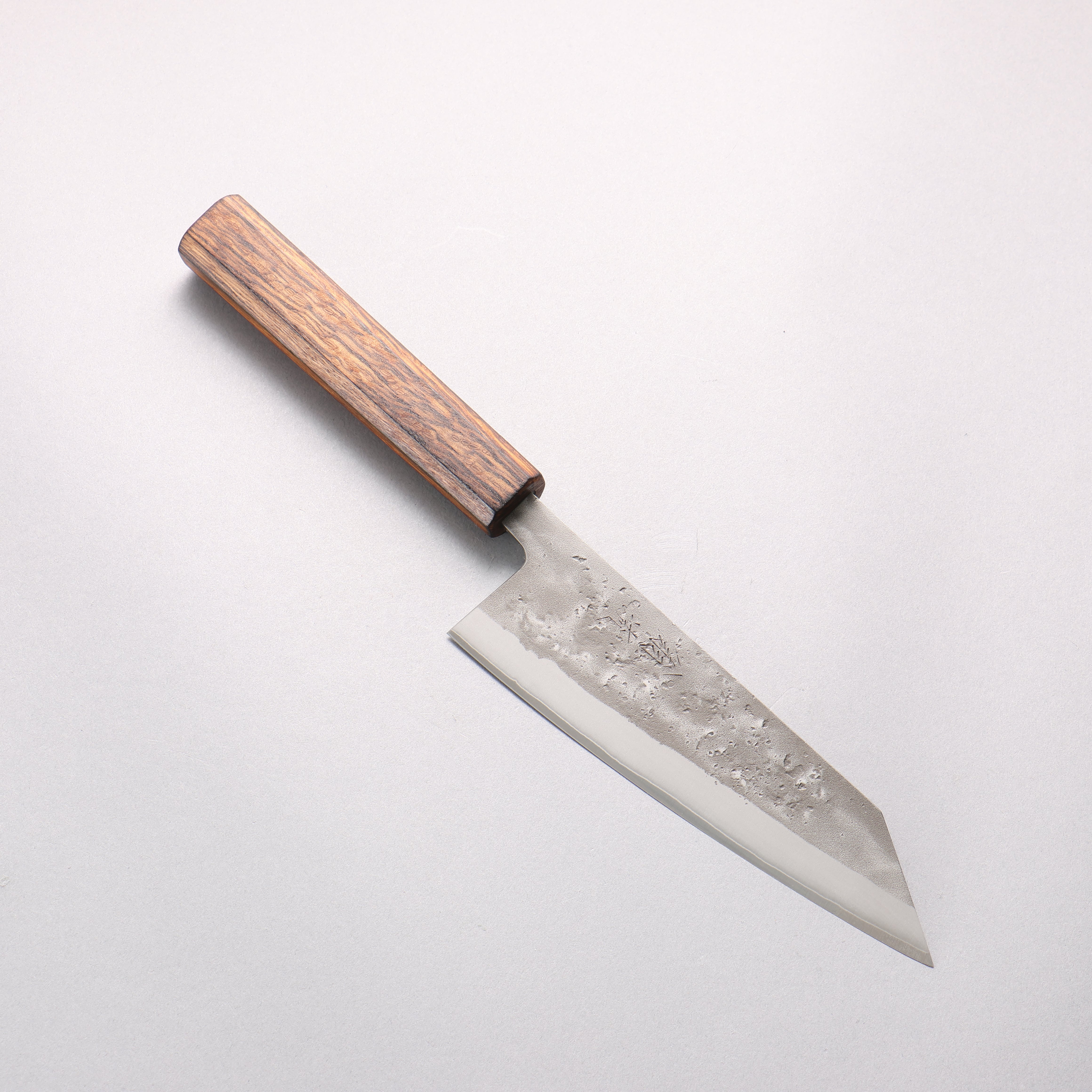 Oul SLD Nashiji Bunka 170mm Oak (Baikoku / Soot Black) Handle - Japanny - Best Japanese Knife
