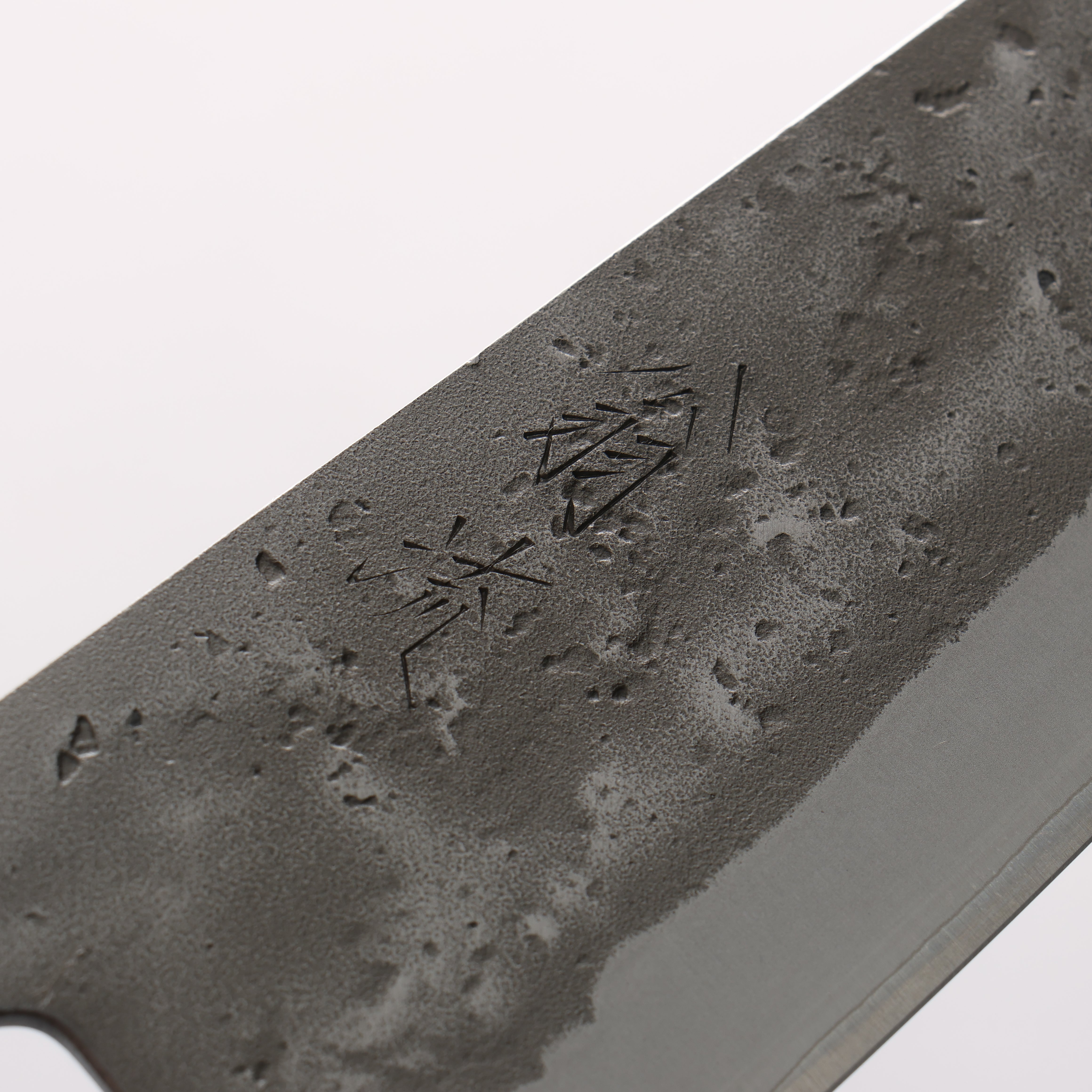 Oul SLD Nashiji Bunka 170mm Oak (Baikoku / Soot Black) Handle - Japanny - Best Japanese Knife