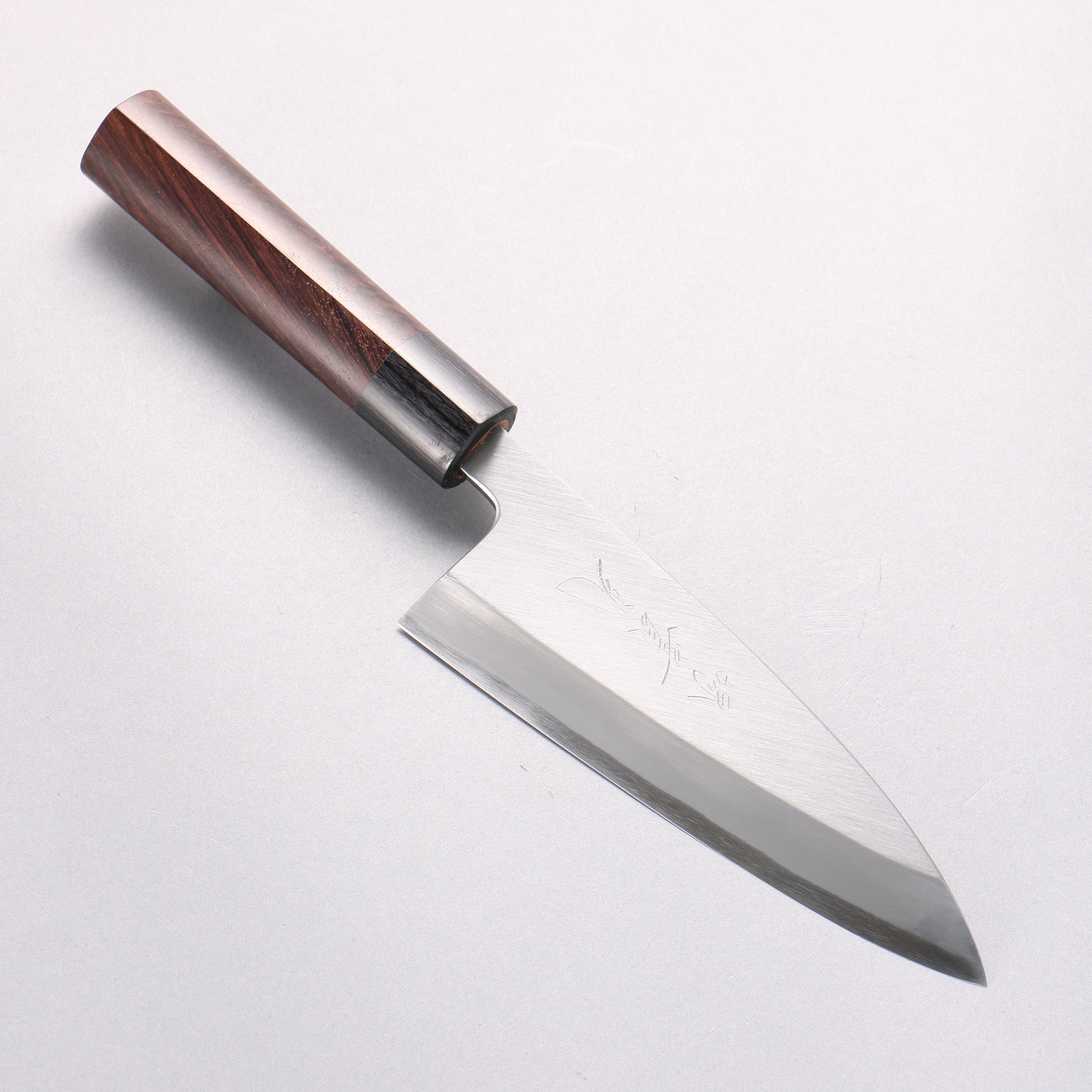 Jikko White Steel No.2 Deba 150mm Shitan Handle - Japanny - Best Japanese Knife