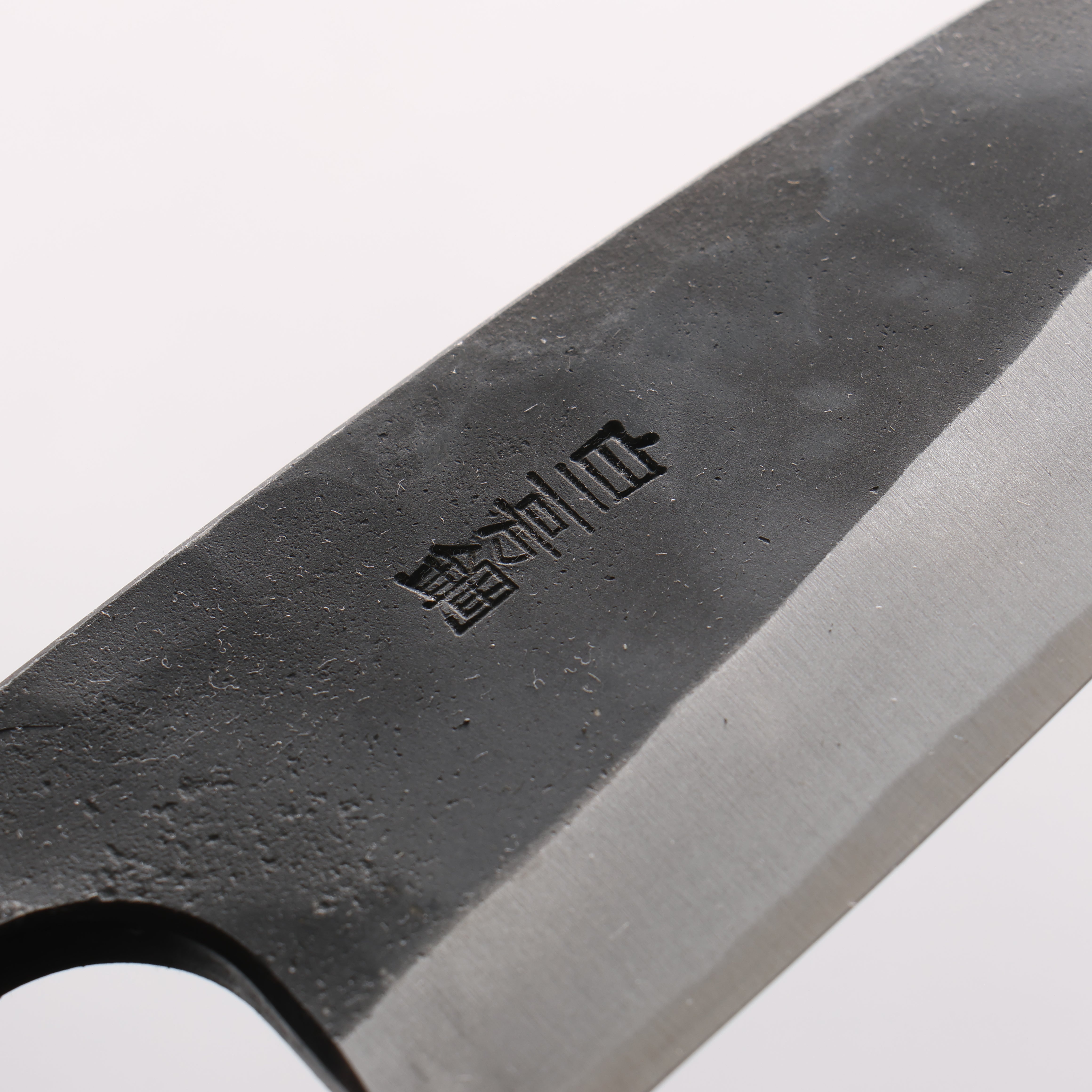 Nao Yamamoto White Steel No.2 Kurouchi Double-sided Deba 135mm Kebony Handle - Japanny - Best Japanese Knife