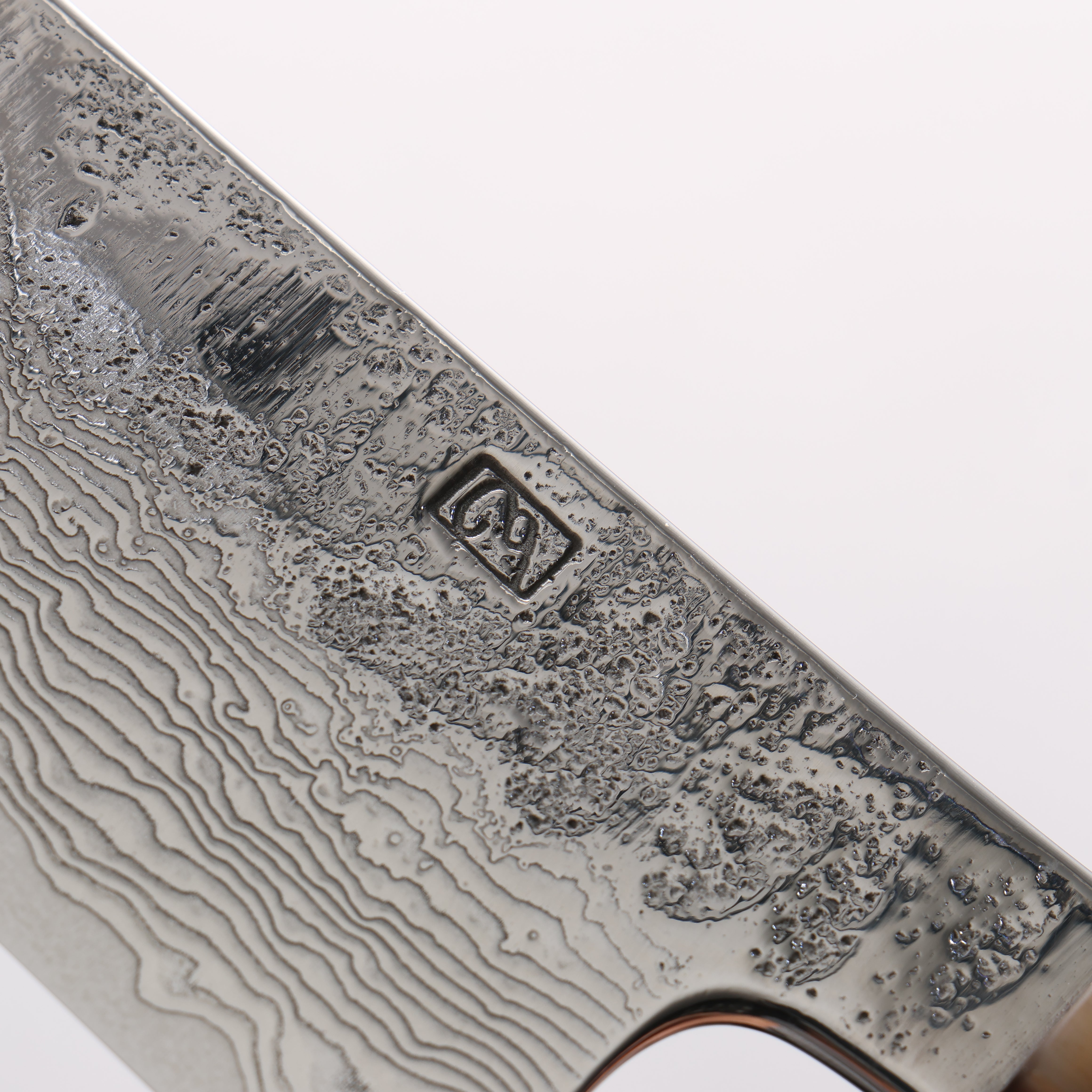 Enkyu SG2 Damascus Migaki Finished Kiritsuke Santoku 165mm Chinese Quince Handle - Japanny - Best Japanese Knife