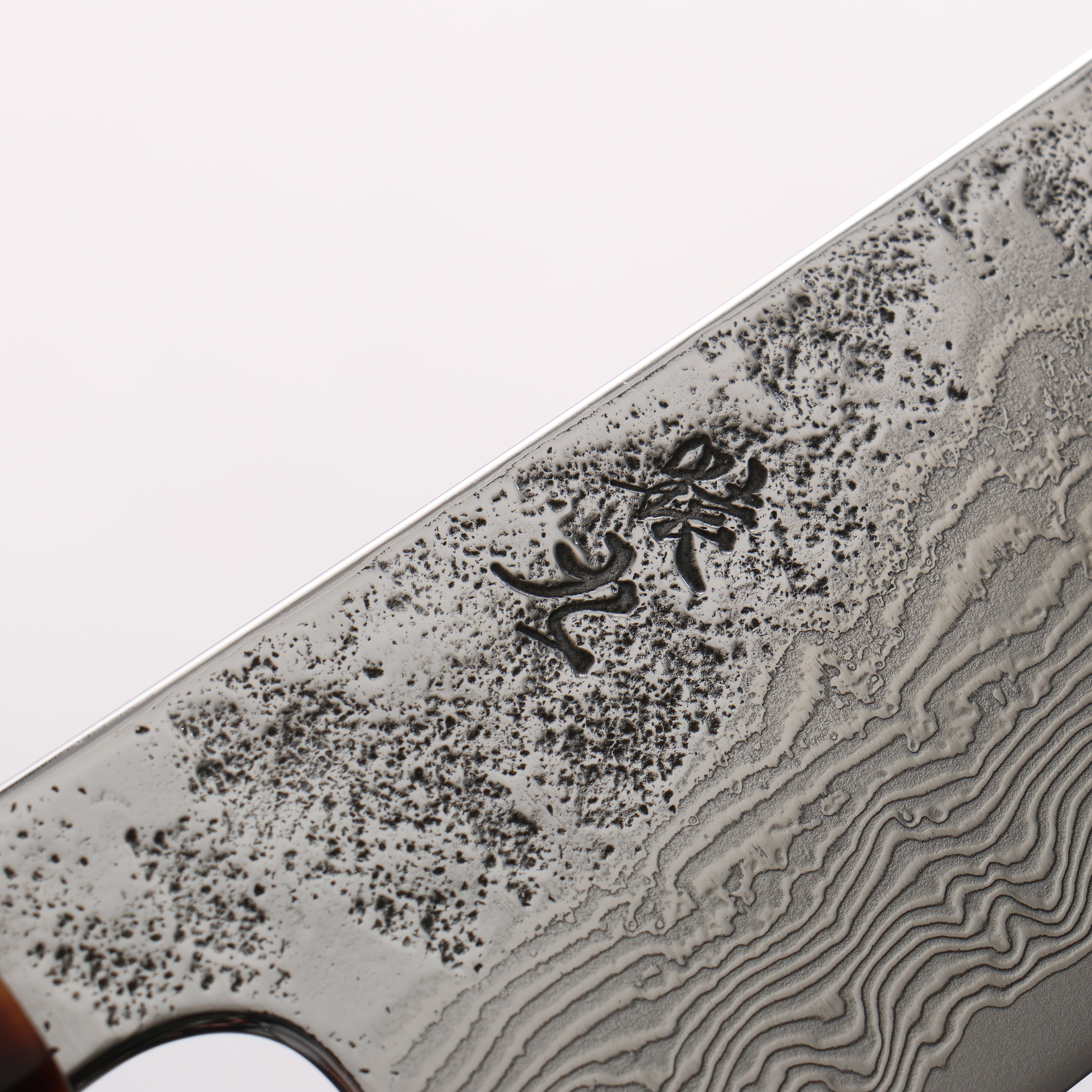 Enkyu SG2 Damascus Migaki Finished Kiritsuke Gyuto 210mm Chinese Quince Handle - Japanny - Best Japanese Knife