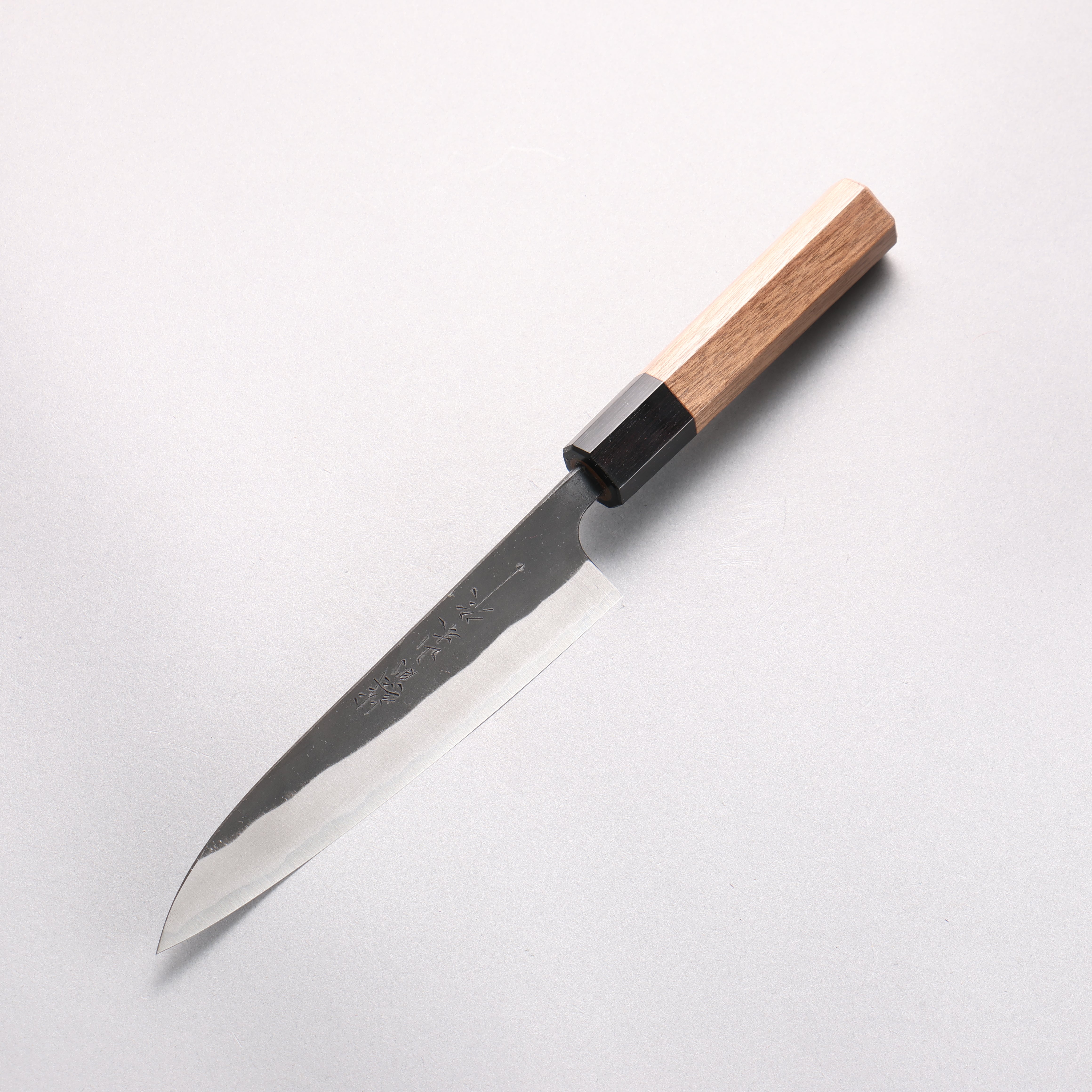 Nao Yamamoto Yasuki Blue Steel Kurouchi Petty-Utility 150mm Walnut Handle - Japanny - Best Japanese Knife