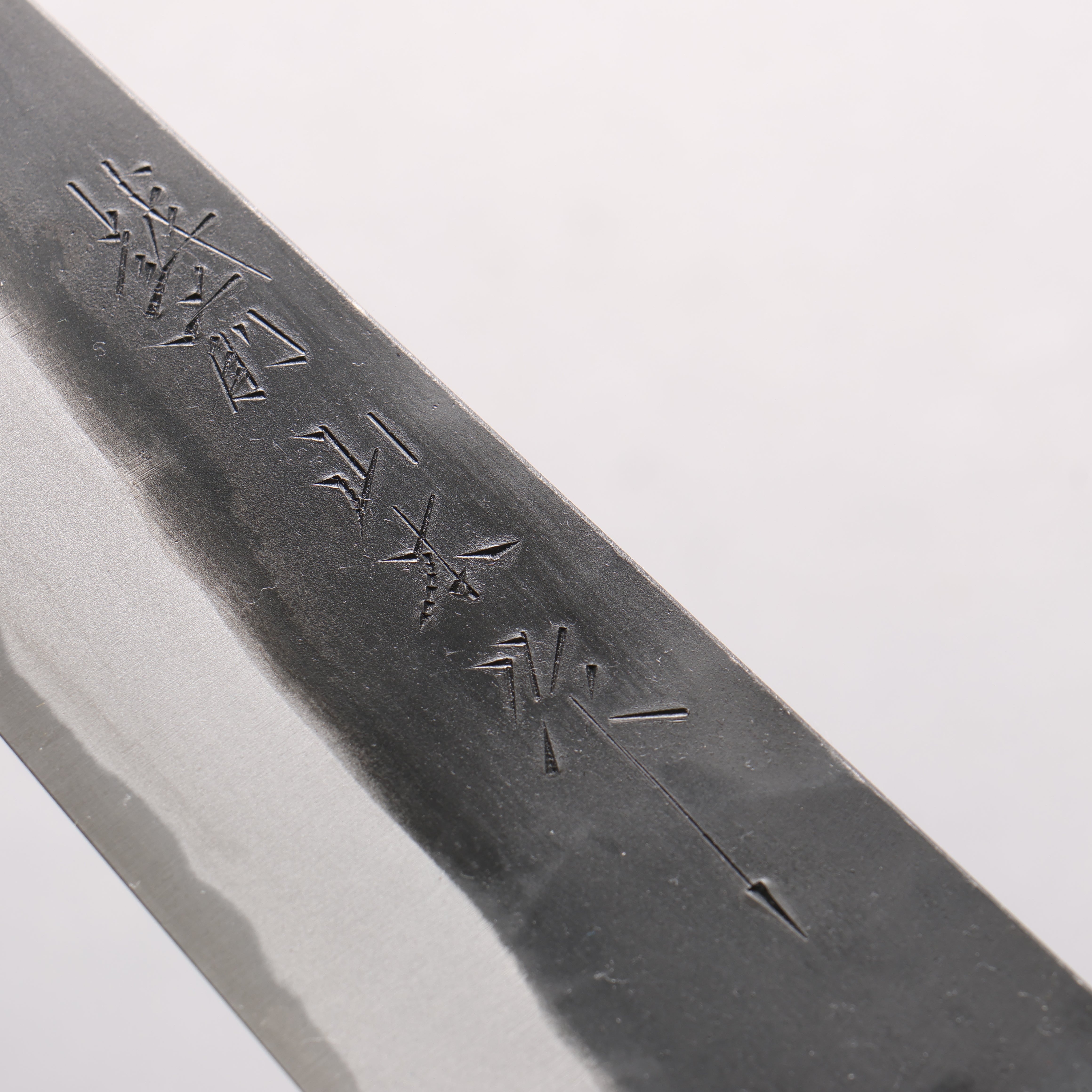 Nao Yamamoto Yasuki Blue Steel Kurouchi Gyuto 210mm Walnut Handle - Japanny - Best Japanese Knife