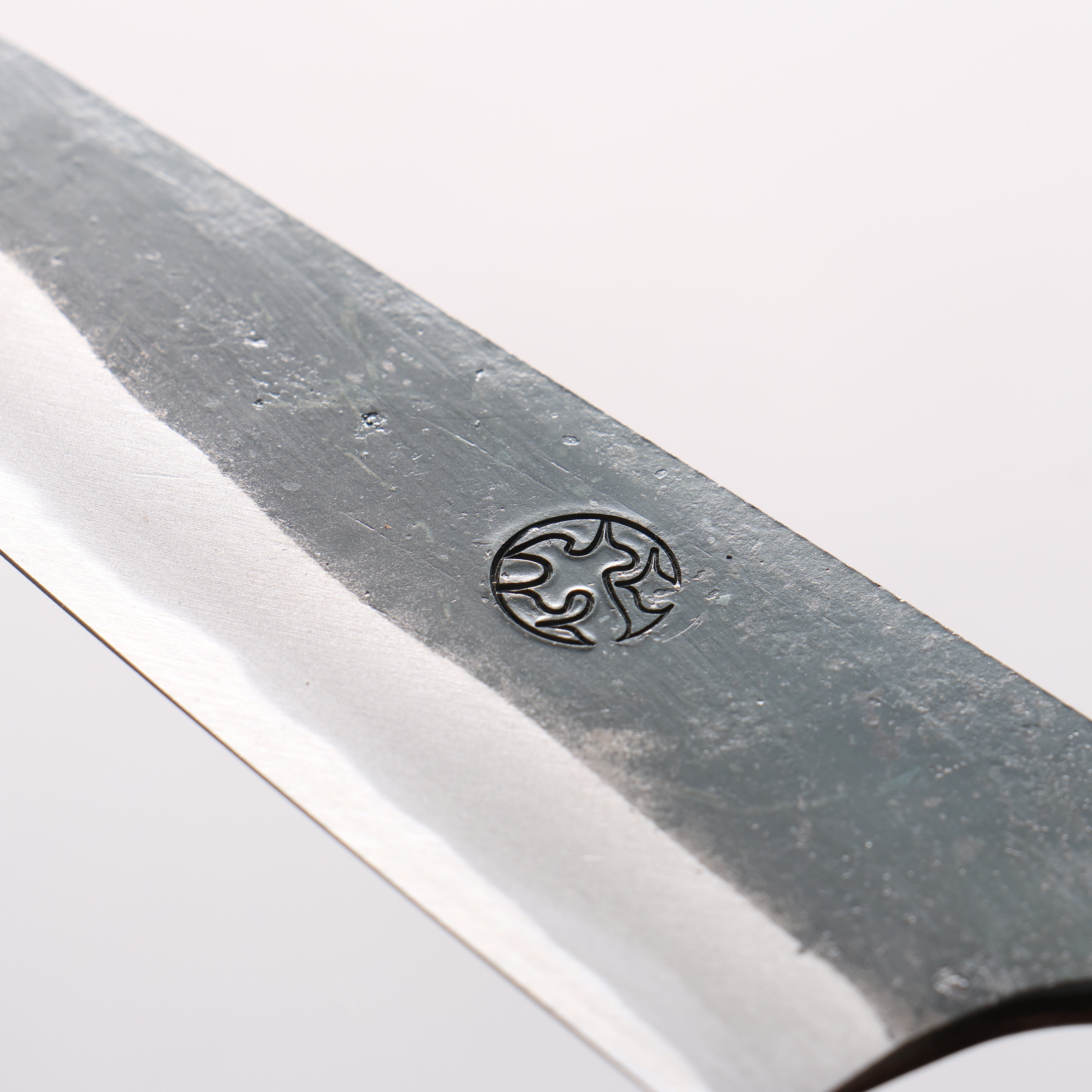 Daisuke Nishida Koharu White Steel No.1 Black Finished Petty-Utility 130mm Walnut Handle - Japanny - Best Japanese Knife