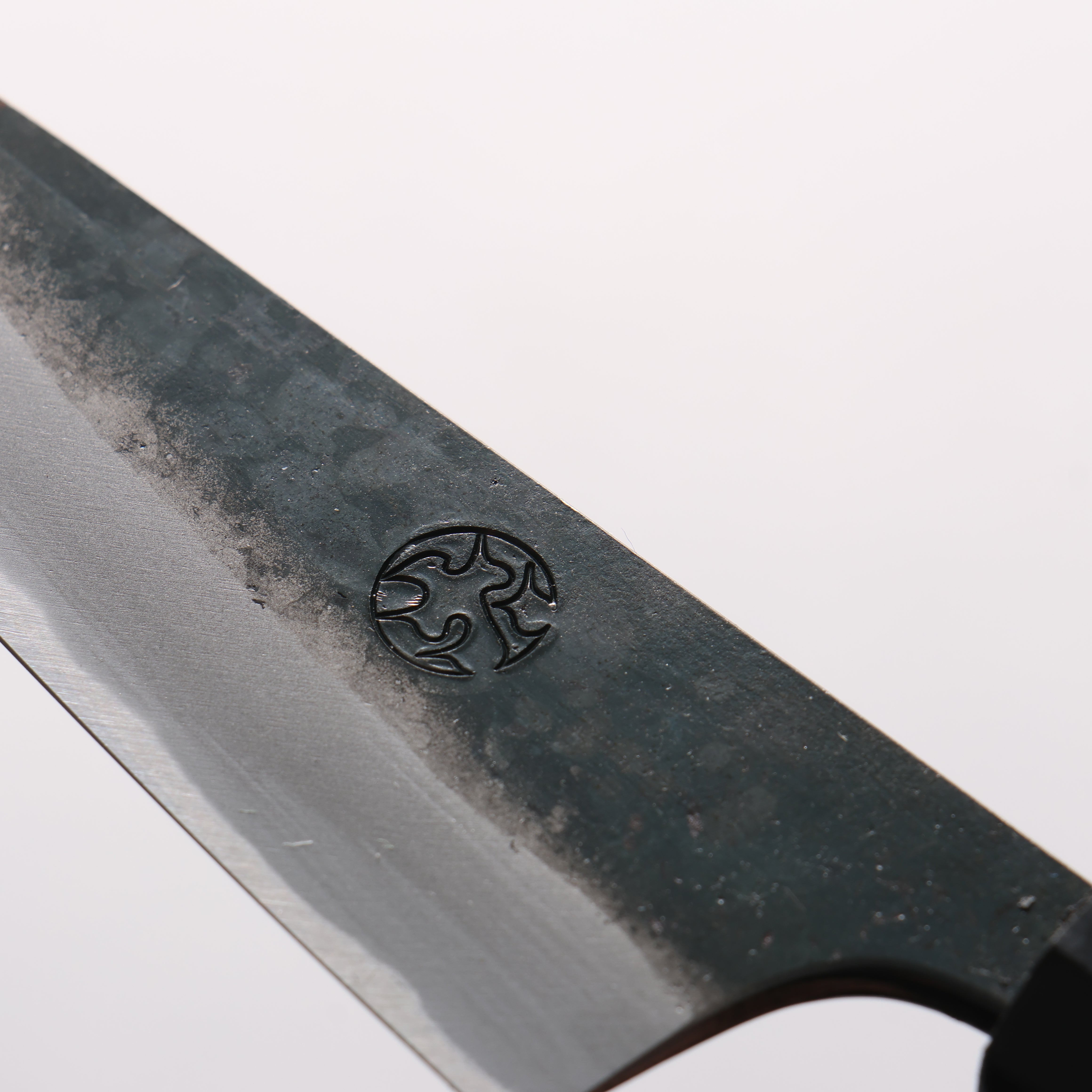 Daisuke Nishida Koharu White Steel No.1 Black Finished Petty-Utility 100mm Walnut Handle - Japanny - Best Japanese Knife