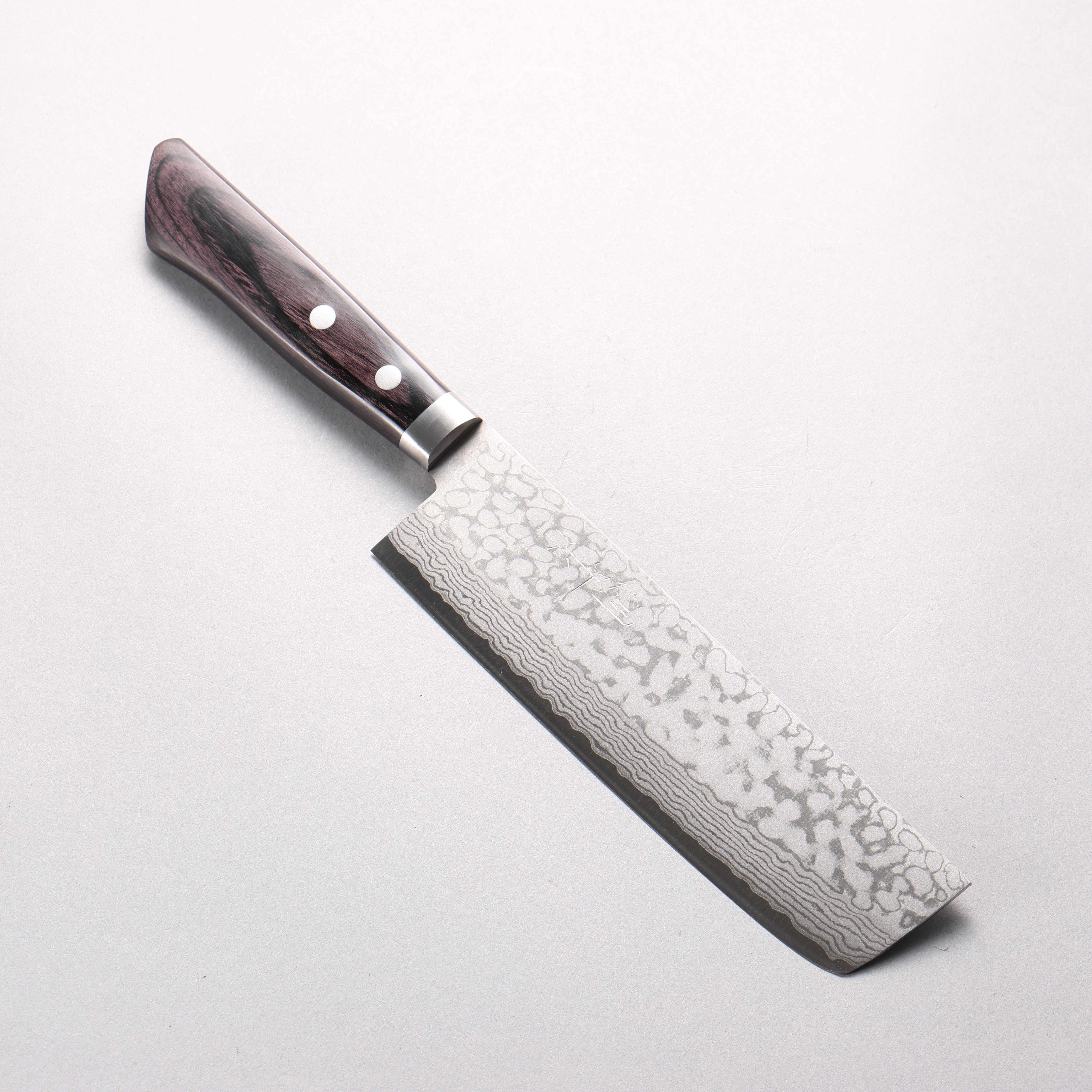 Kunihira Sairyu VG10 Damascus Usuba 165mm Black Pakka wood Handle