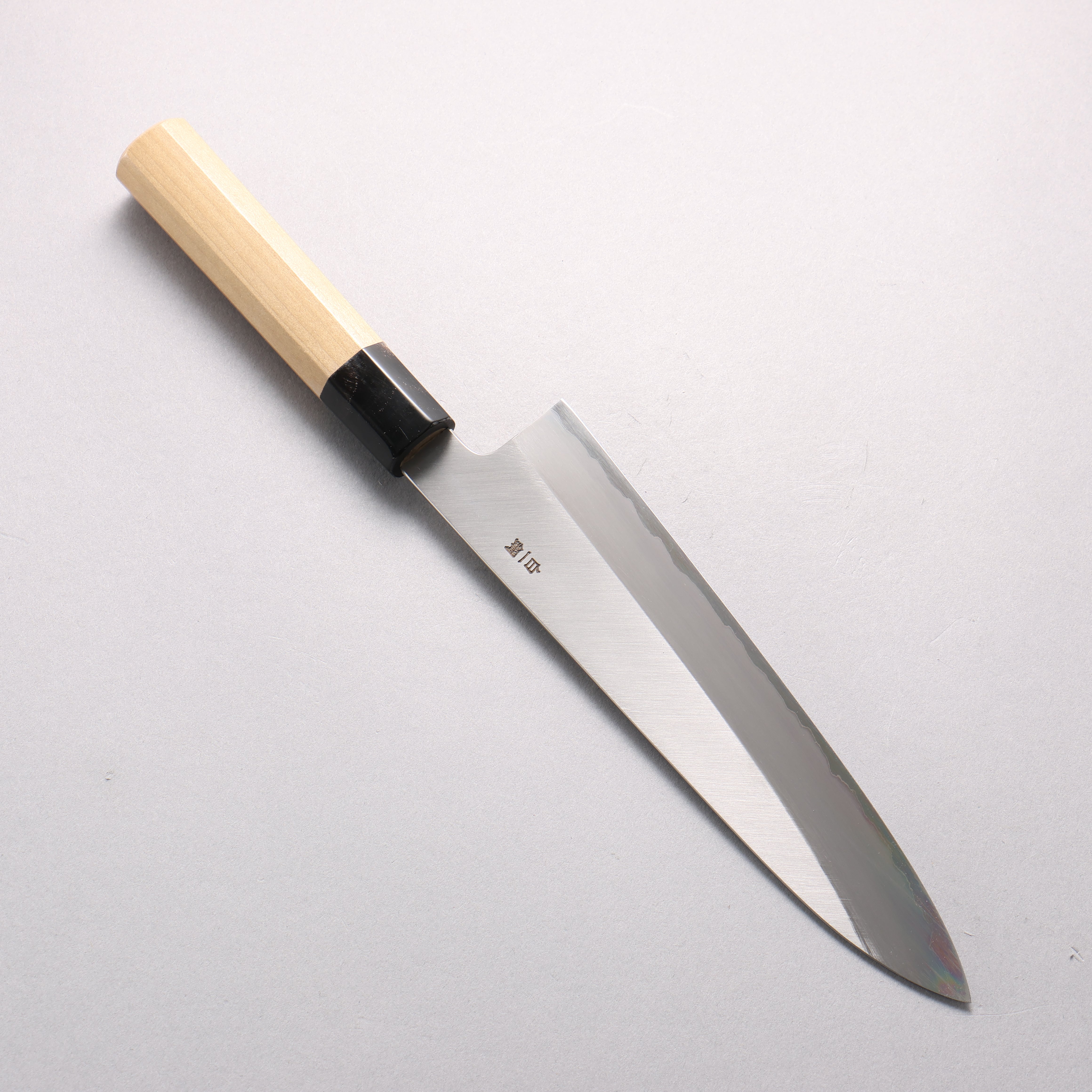 Sakai Kikumori White Steel No.1 Gyuto 210mm Magnolia (Ferrule: Water Buffalo Horn) Handle - Japanny - Best Japanese Knife