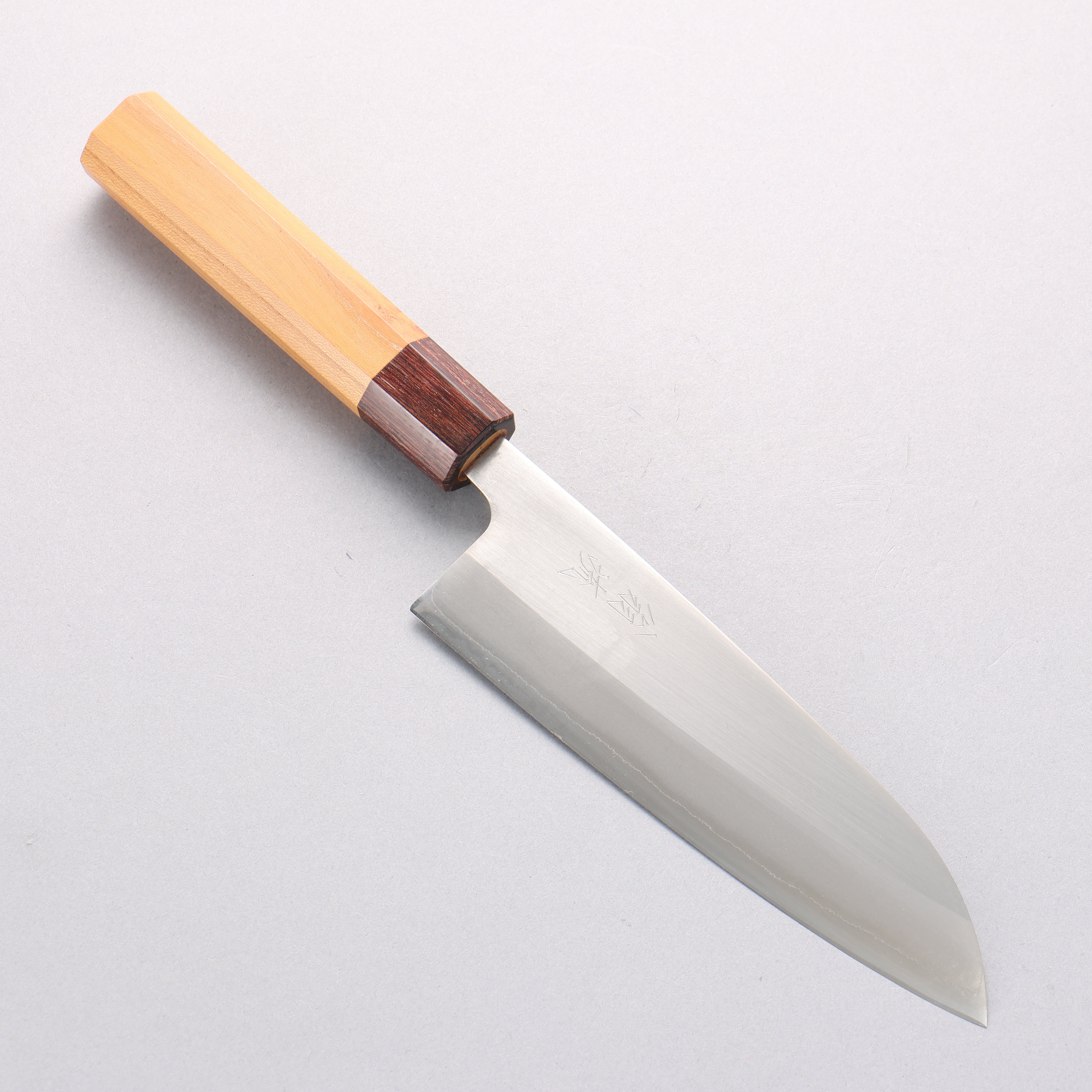 Oul White Steel No.1 Santoku  165mm Keyaki (Japanese Elm) Handle