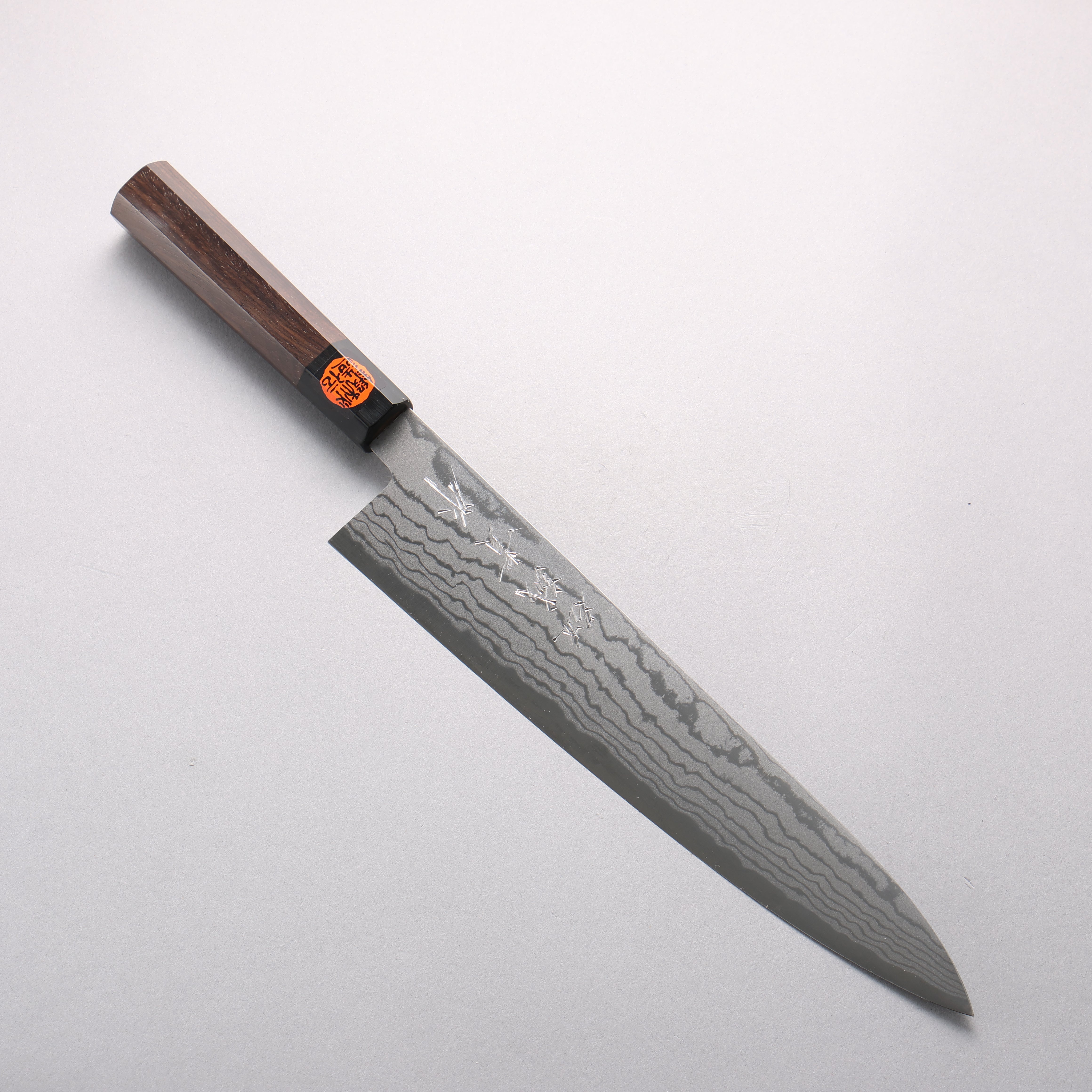 Shigeki Tanaka Blue Steel No.2 Damascus Gyuto 270mm Walnut Handle