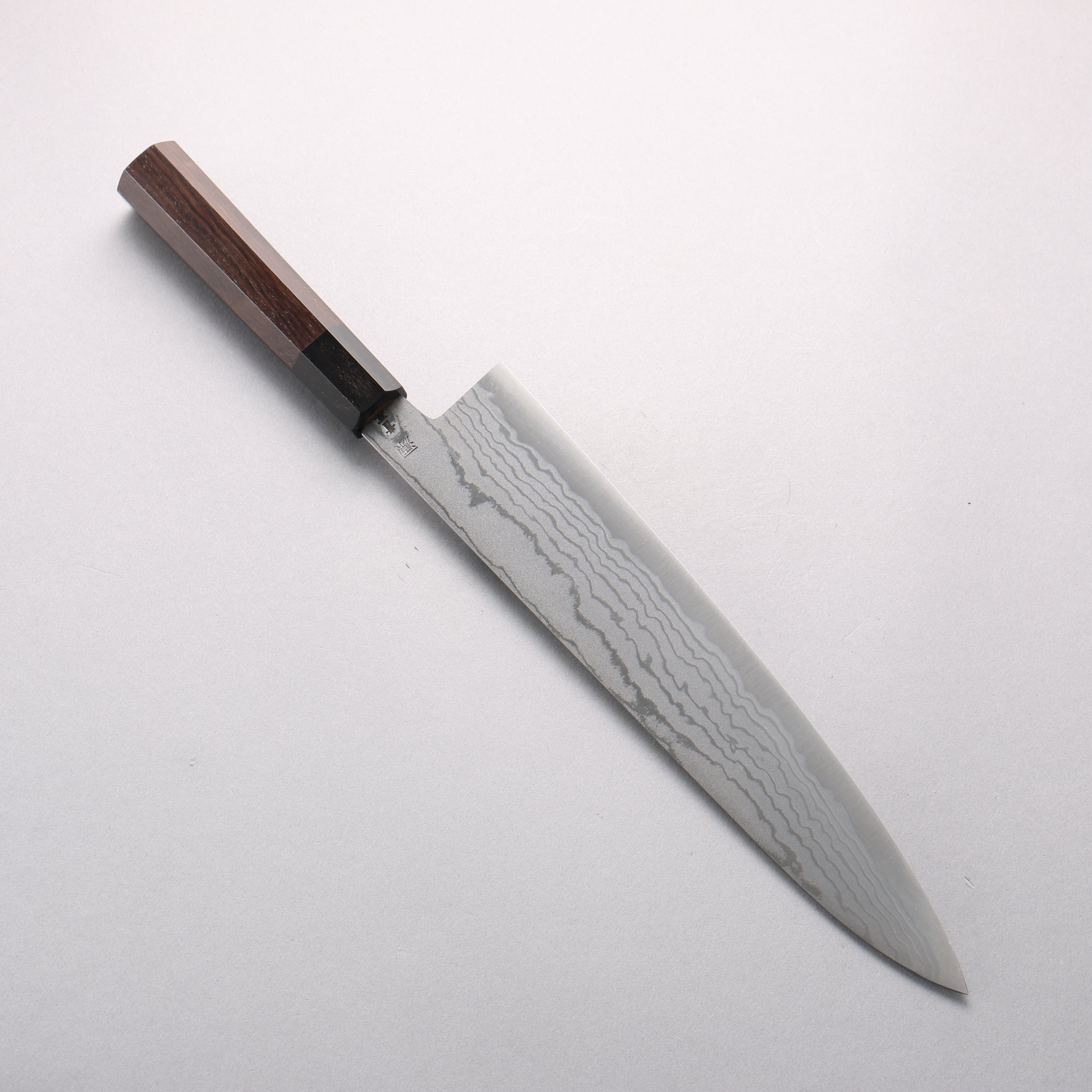 Shigeki Tanaka Blue Steel No.2 Damascus Gyuto 270mm Walnut Handle