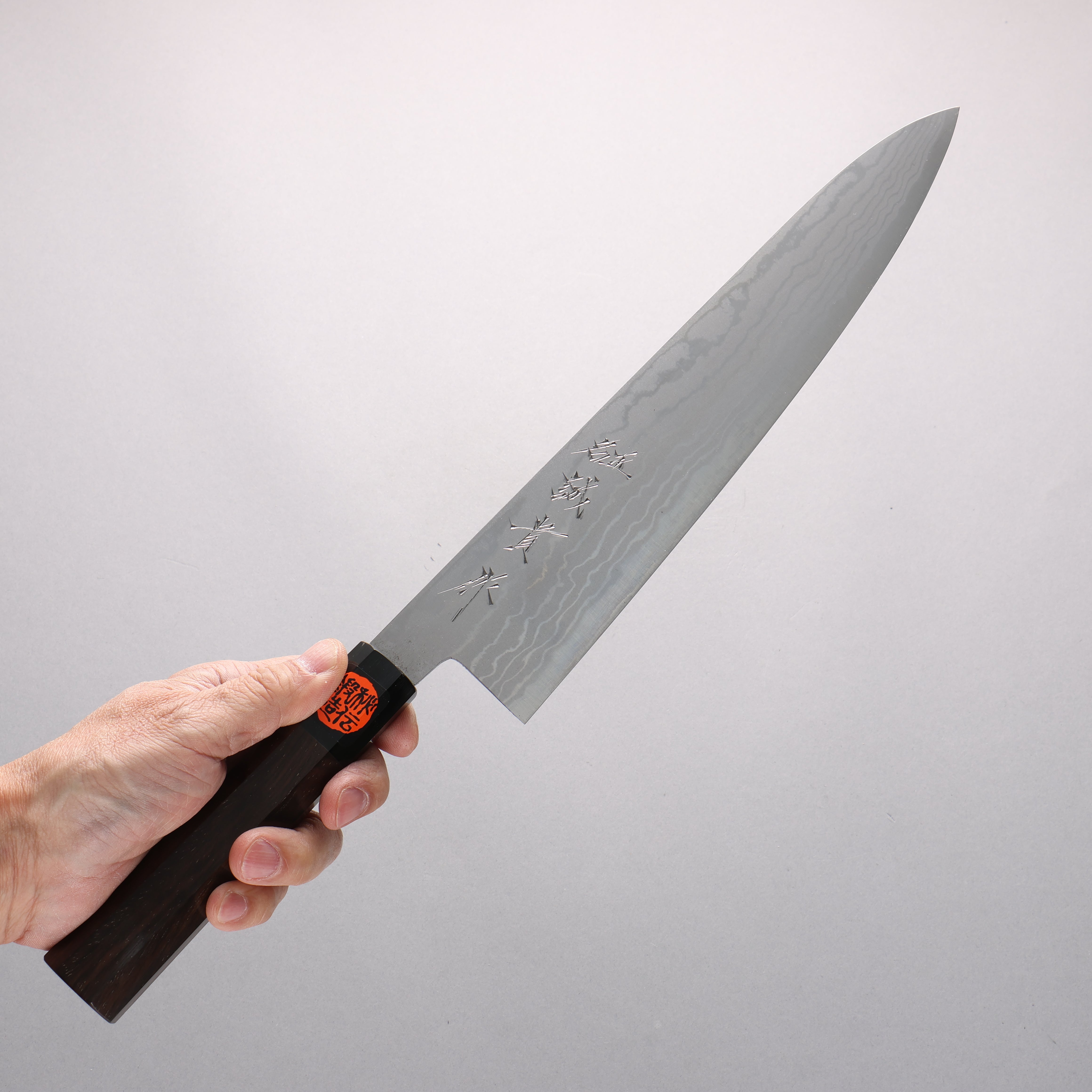 Shigeki Tanaka Blue Steel No.2 Damascus Gyuto 270mm Walnut Handle
