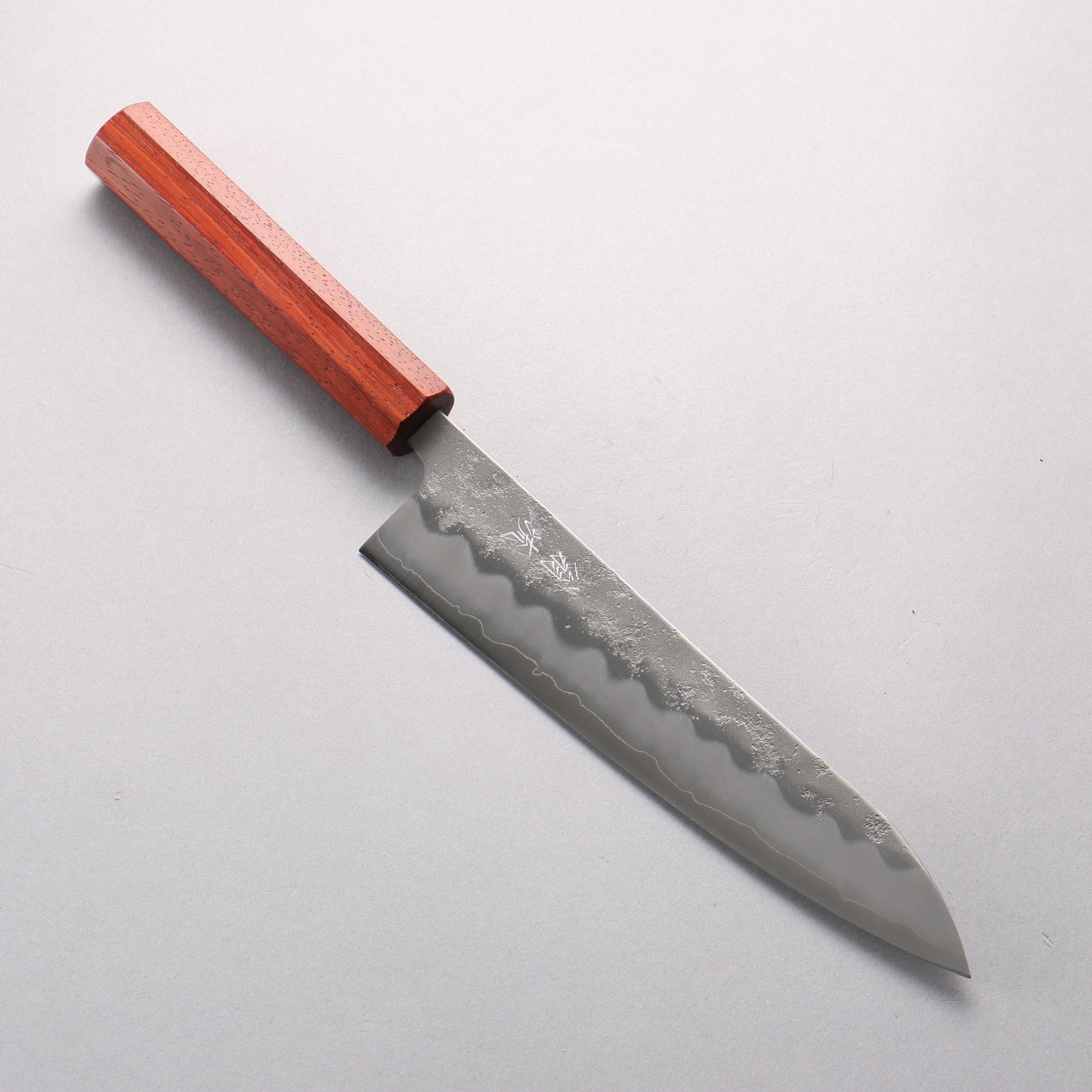 Oul Silver Steel No.3 Nashiji Gyuto 210mm Padoauk Handle
