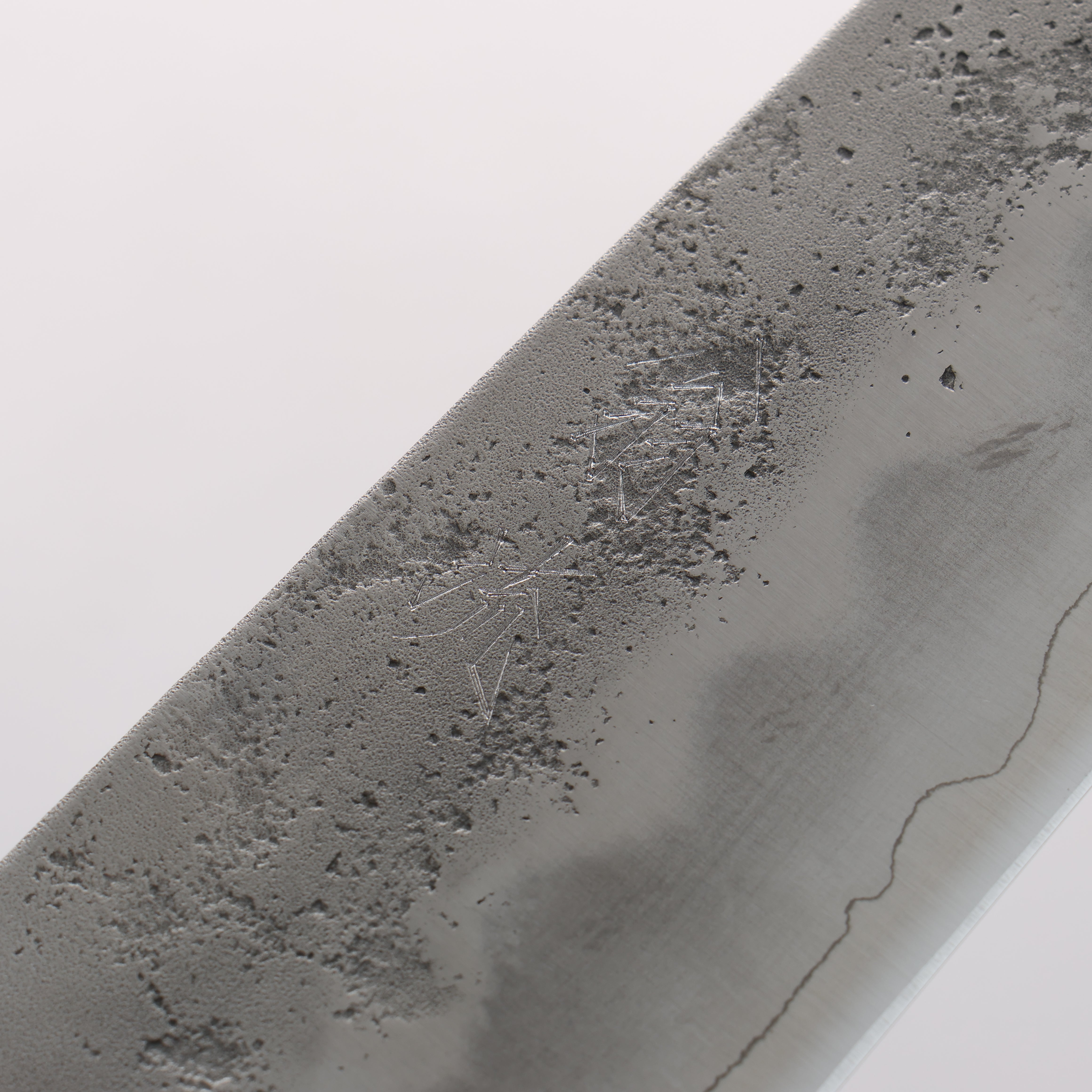 Oul Silver Steel No.3 Nashiji Gyuto 210mm Padoauk Handle
