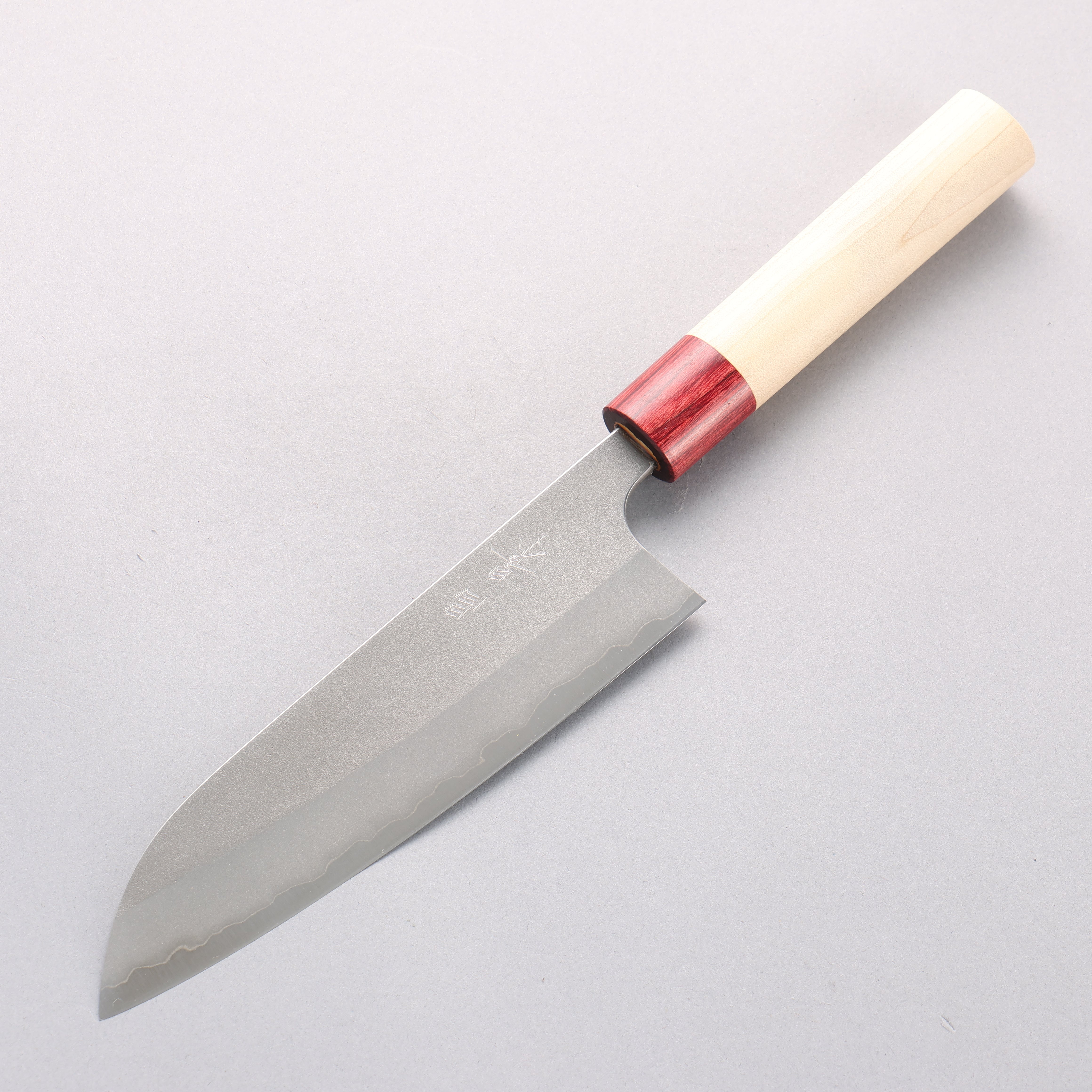 マサユキ（masayuki） Masakage Yuki White Steel No.2 Nashiji Santoku 165mm Magnolia