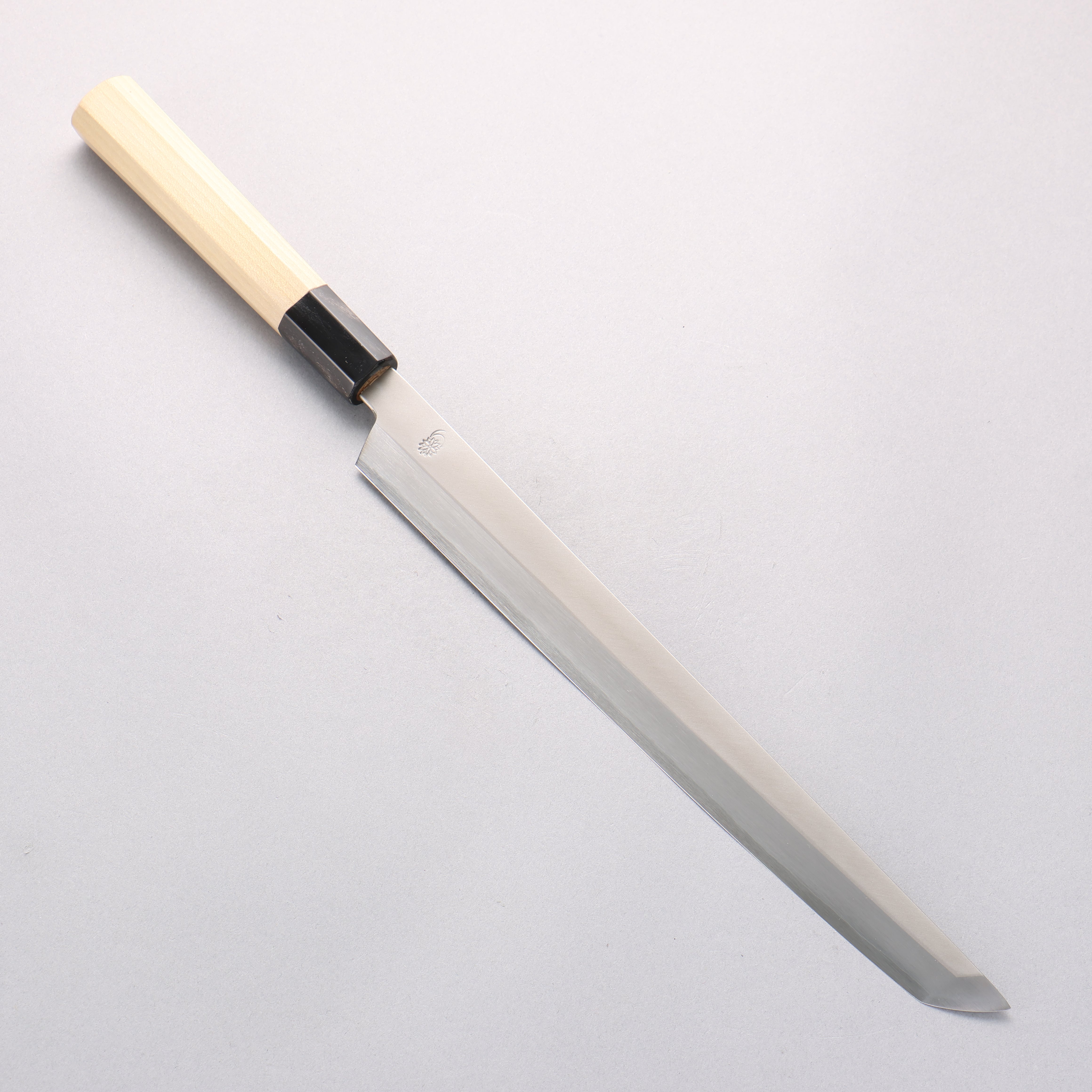 Kikuzuki White Steel No.2 Nashiji Sakimaru Takohiki 270mm Magnolia Handle - Japanny - Best Japanese Knife