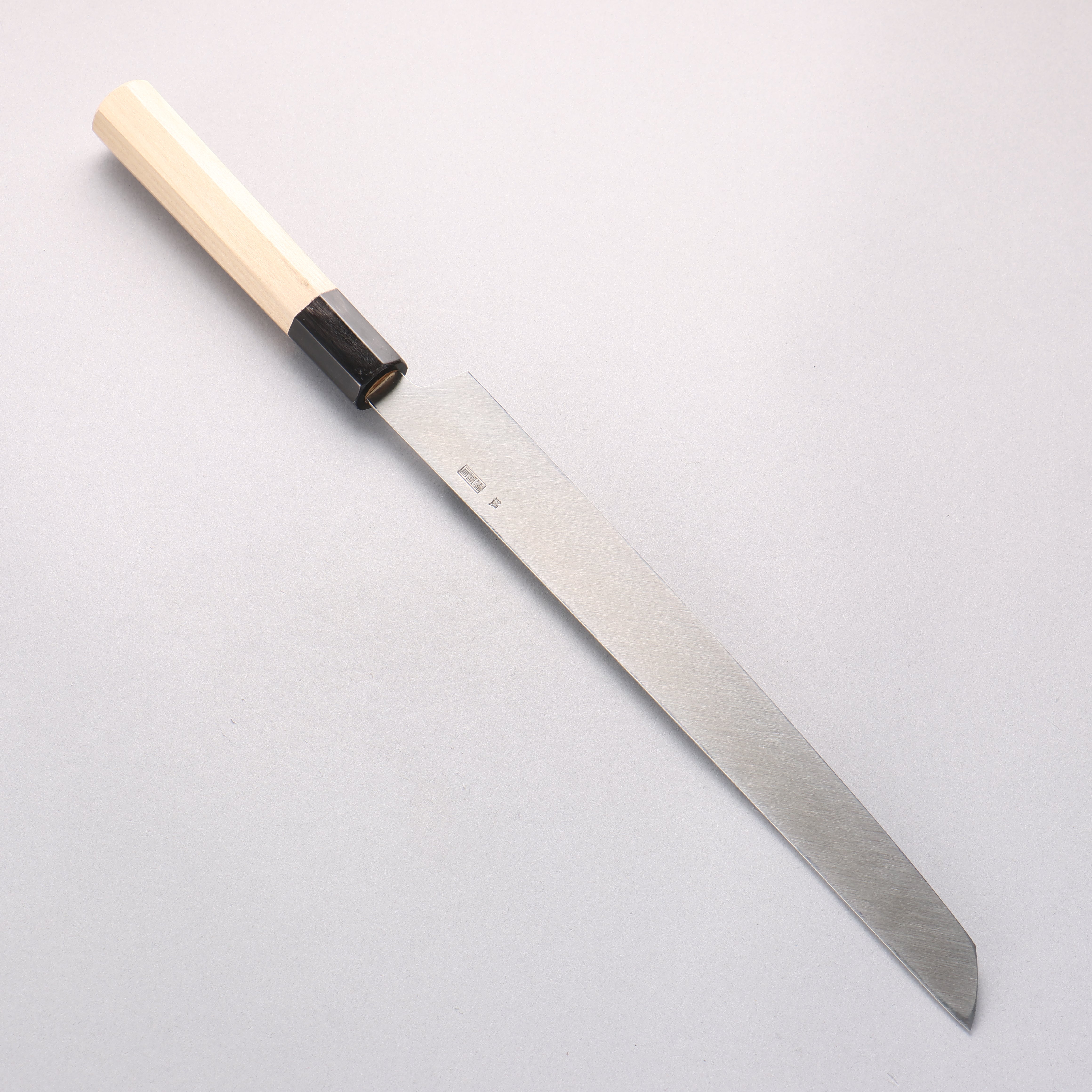 Kikuzuki Silver Steel No.3 Bokashi Sakimaru Takohiki 270mm Magnolia Handle - Japanny - Best Japanese Knife