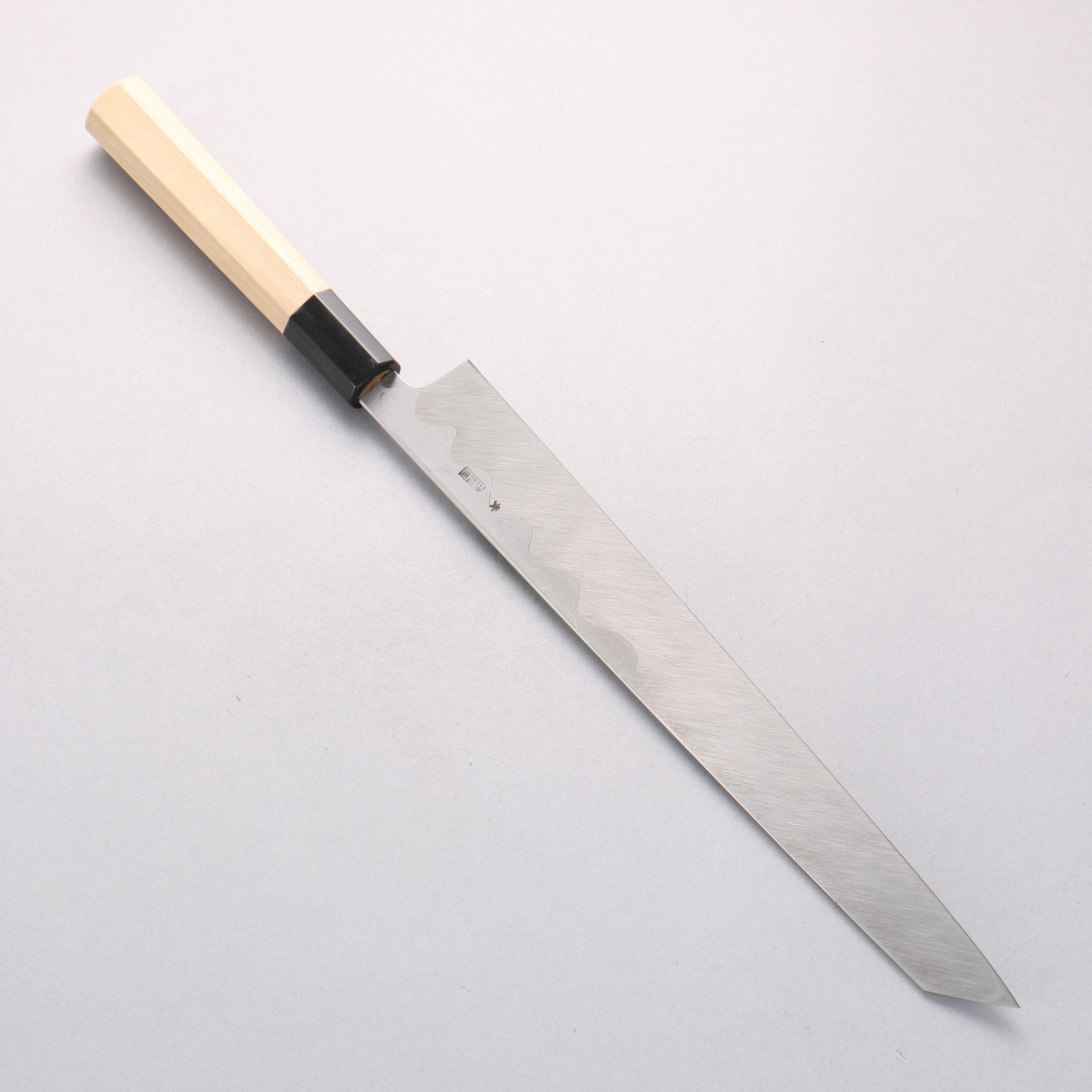 Kikuzuki Blue Steel No.1 Damascus Kiritsuke Yanagiba 270mm Magnolia Handle - Japanny - Best Japanese Knife