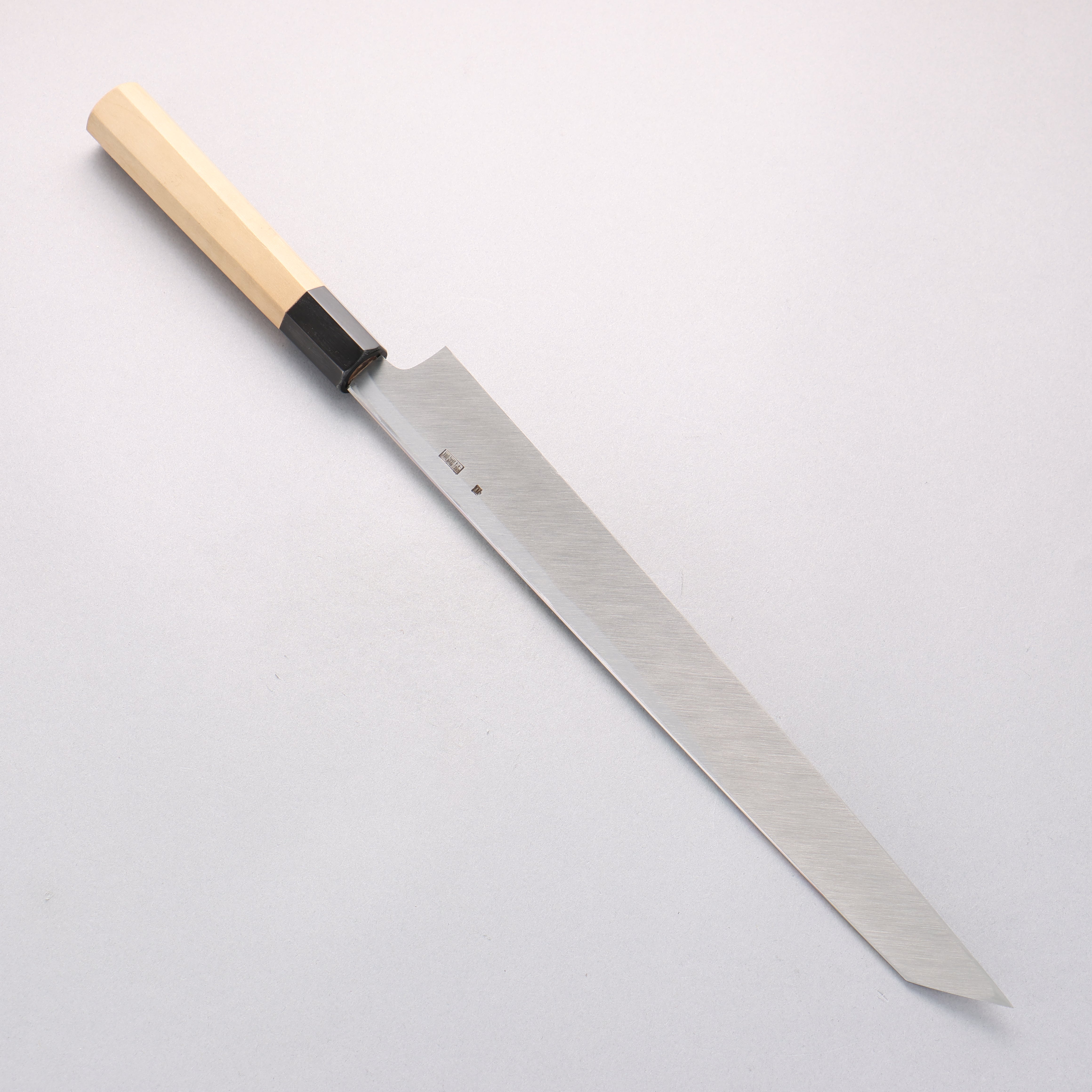 Kikuzuki White Steel No.2 Kasumitogi Kiritsuke Yanagiba 300mm Magnolia Handle - Japanny - Best Japanese Knife