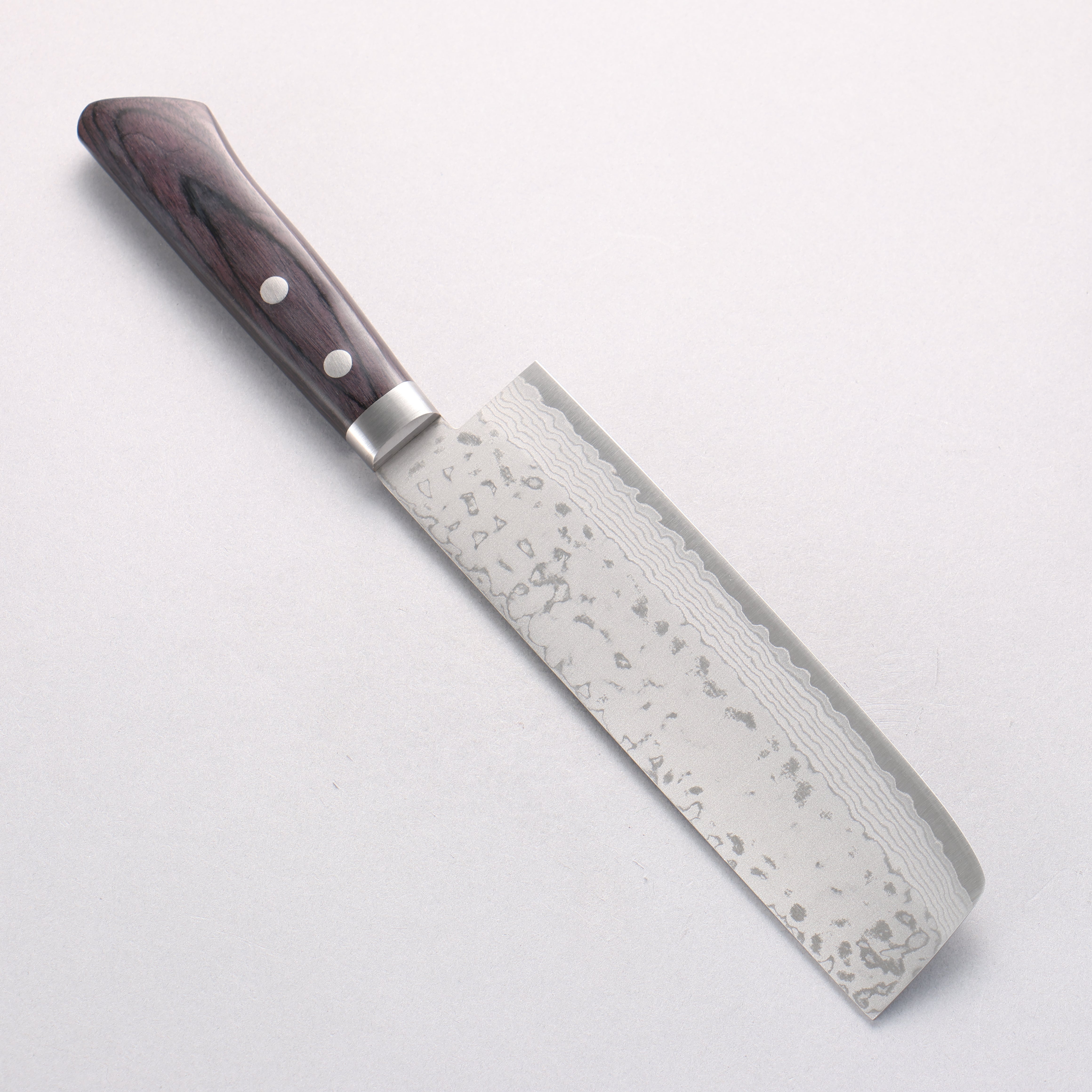 Kunihira Sairyu VG10 Damascus Usuba 165mm Pakka wood Handle - Japanny - Best Japanese Knife