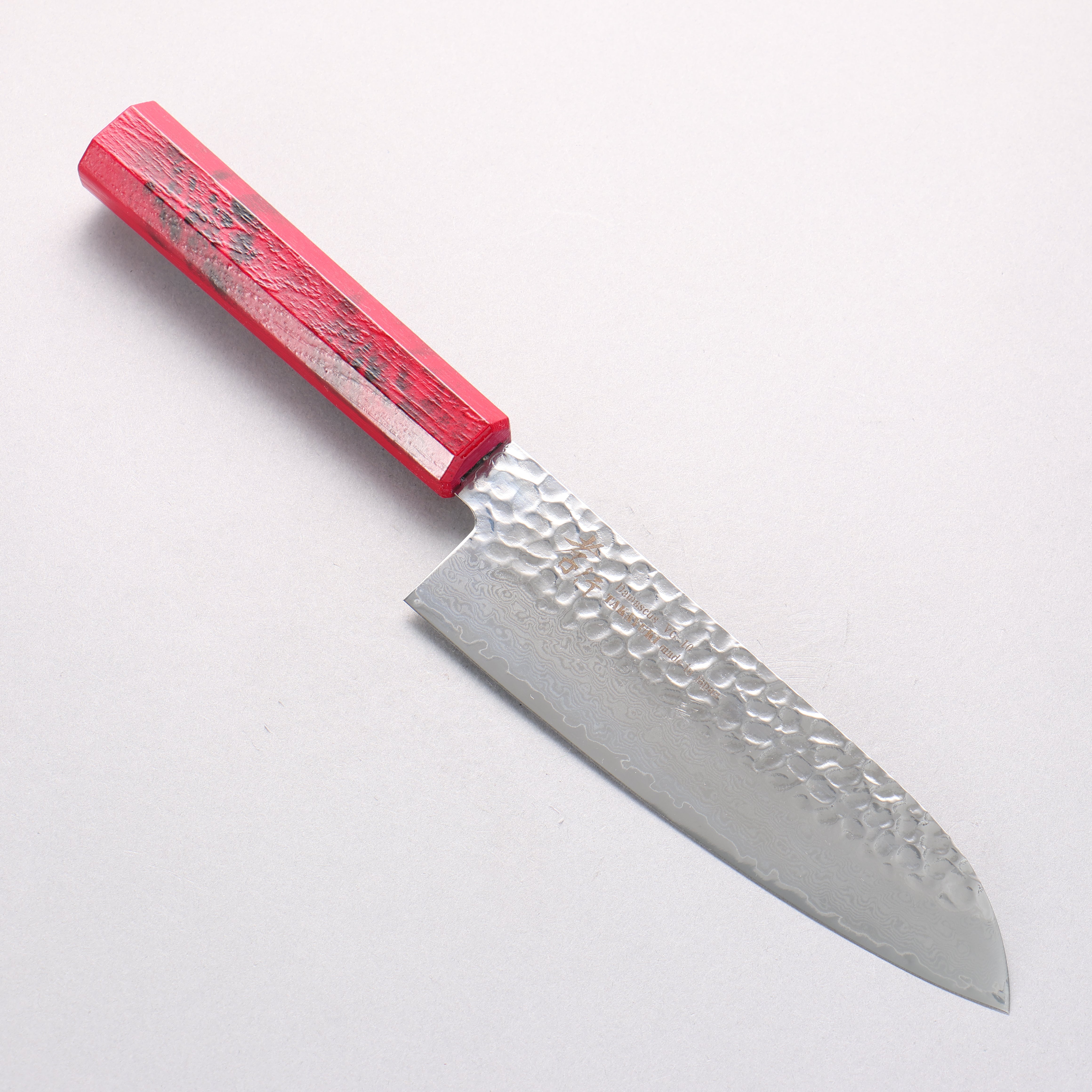 Sakai Takayuki Nanairo VG10 33 Layer Santoku 180mm ABS resin(Red tortoiseshell) Handle - Japanny - Best Japanese Knife