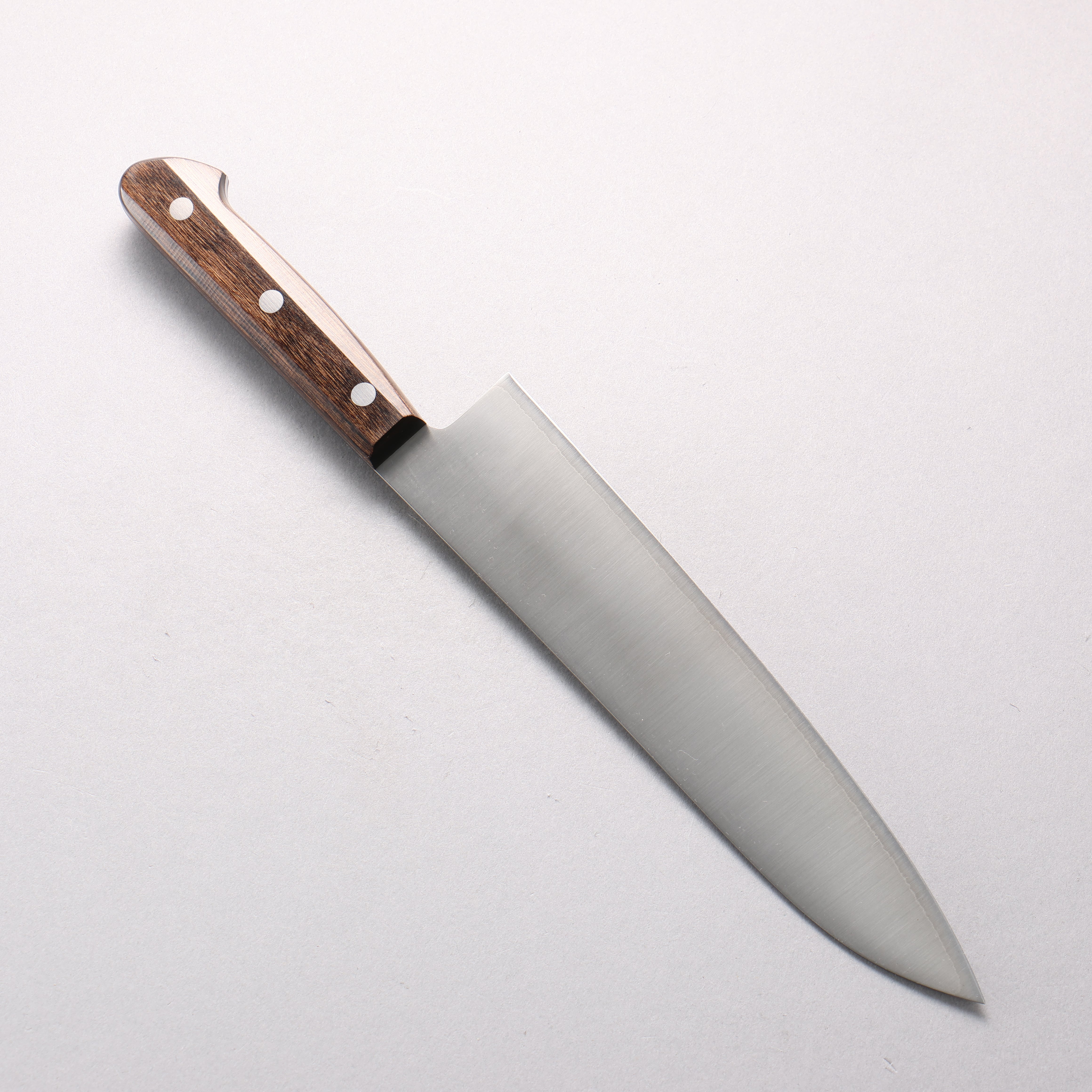 Seisuke SLD Migaki Polish Finish Gyuto 210mm Brown Pakka wood Handle